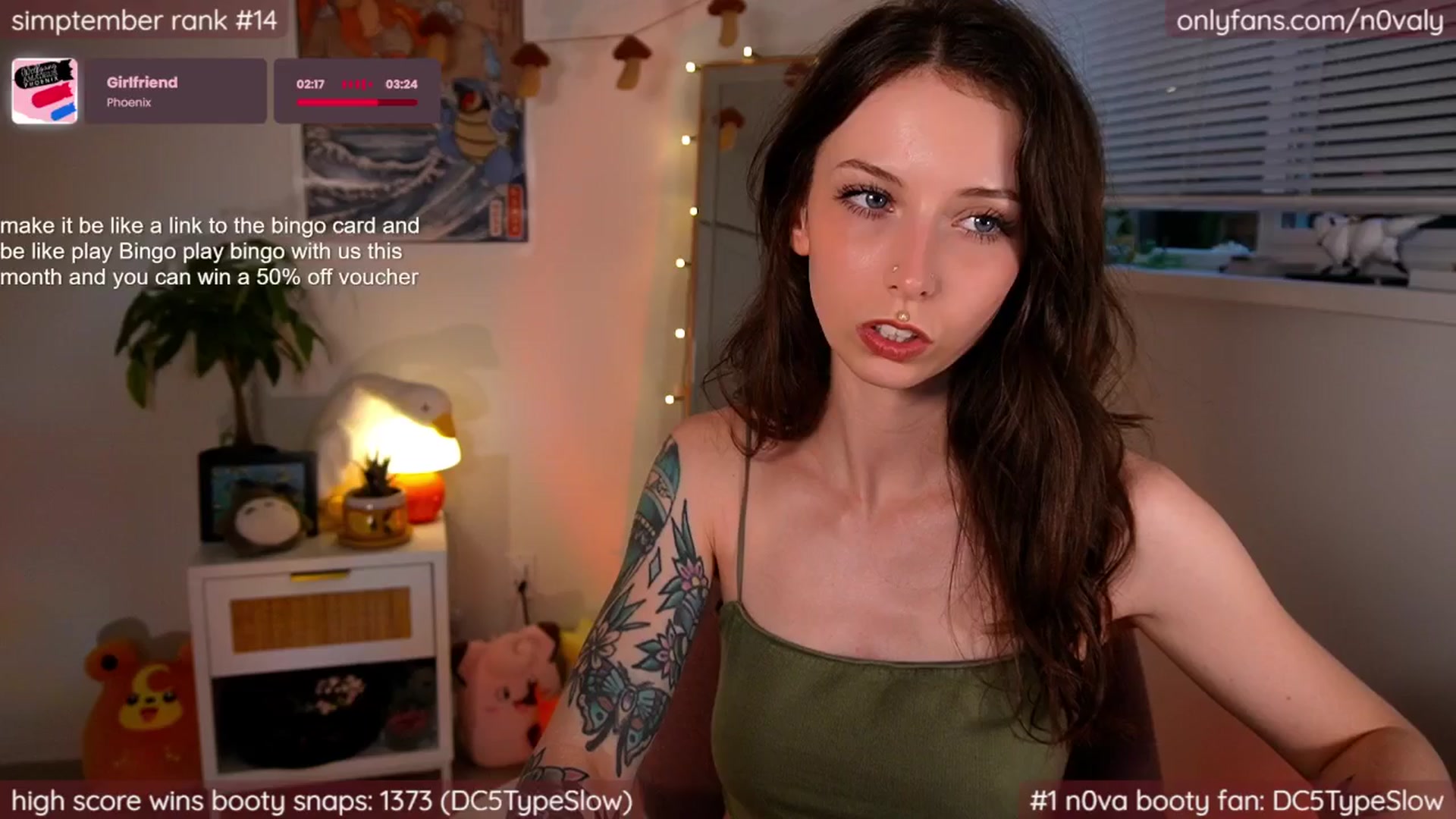 Gallery image thumbnail from N0valy's myfreecams stream on, 09/03/2025, 05:08 image 1 of 20