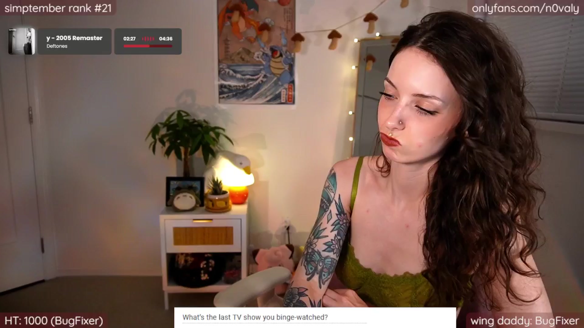 Gallery image thumbnail from N0valy's myfreecams stream on, 09/10/2025, 07:18 image 18 of 20