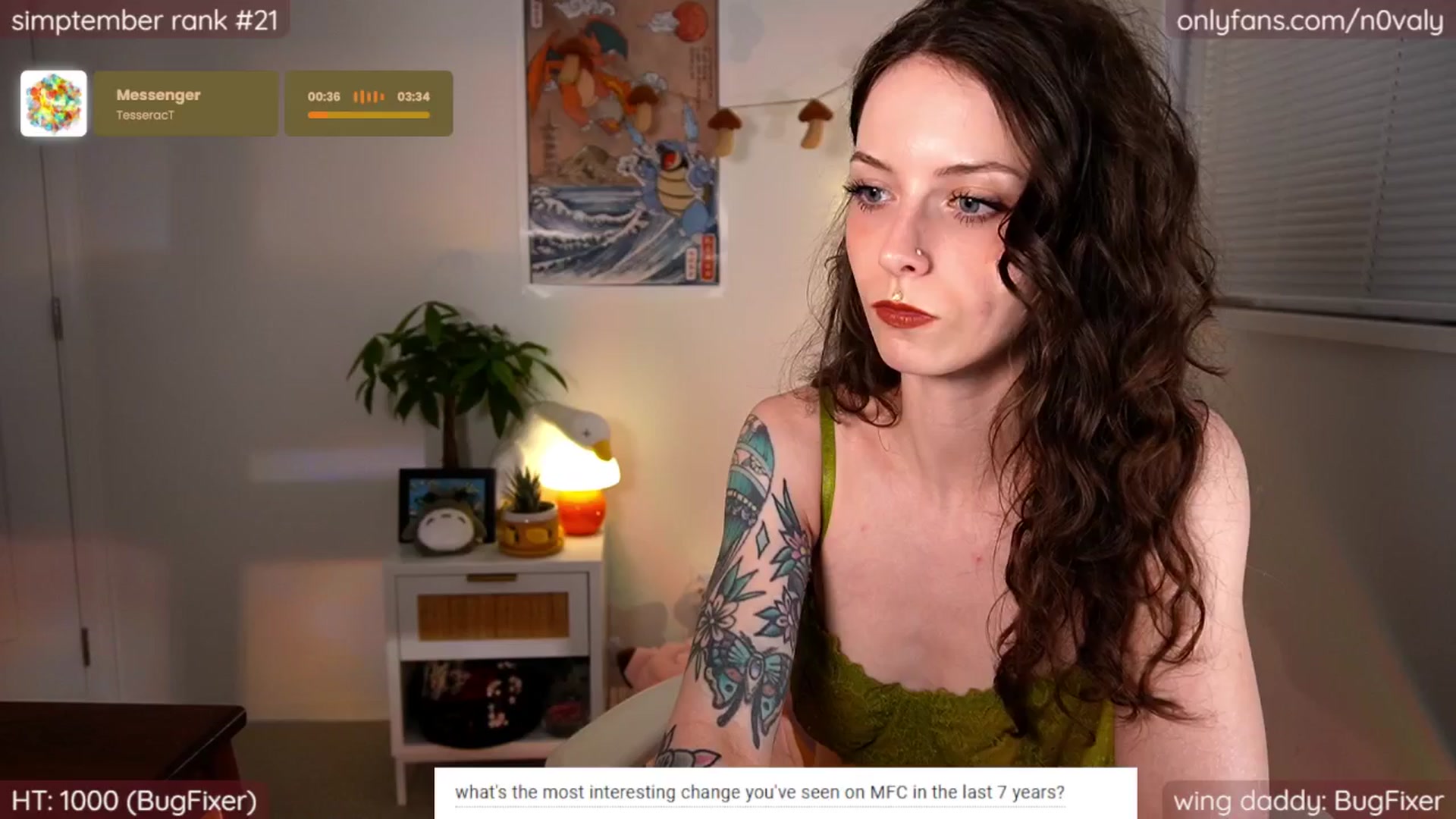 Gallery image thumbnail from N0valy's myfreecams stream on, 09/10/2025, 07:18 image 13 of 20
