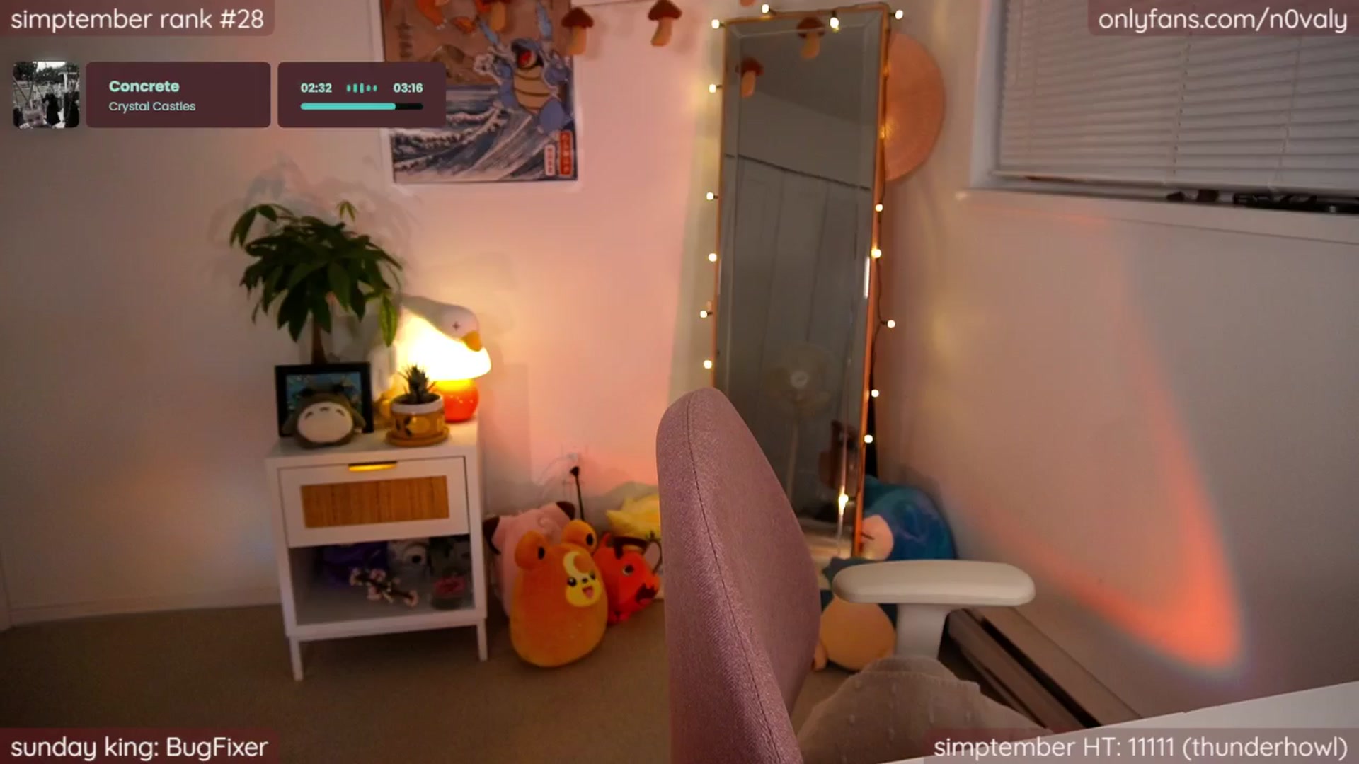 Gallery image thumbnail from N0valy's myfreecams stream on, 09/15/2025, 05:32 image 10 of 20
