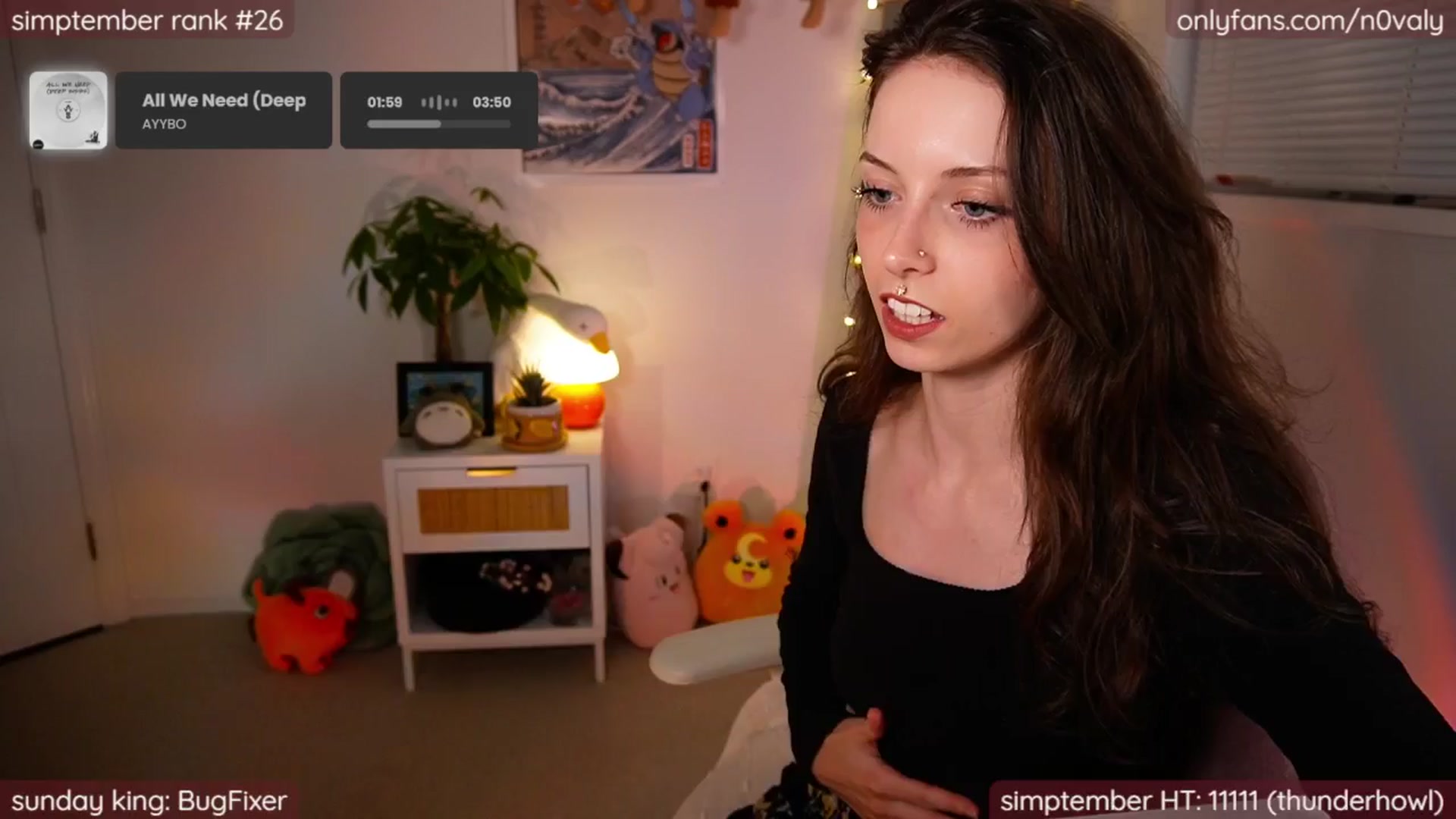 Gallery image thumbnail from N0valy's myfreecams stream on, 09/22/2025, 08:30 image 5 of 20