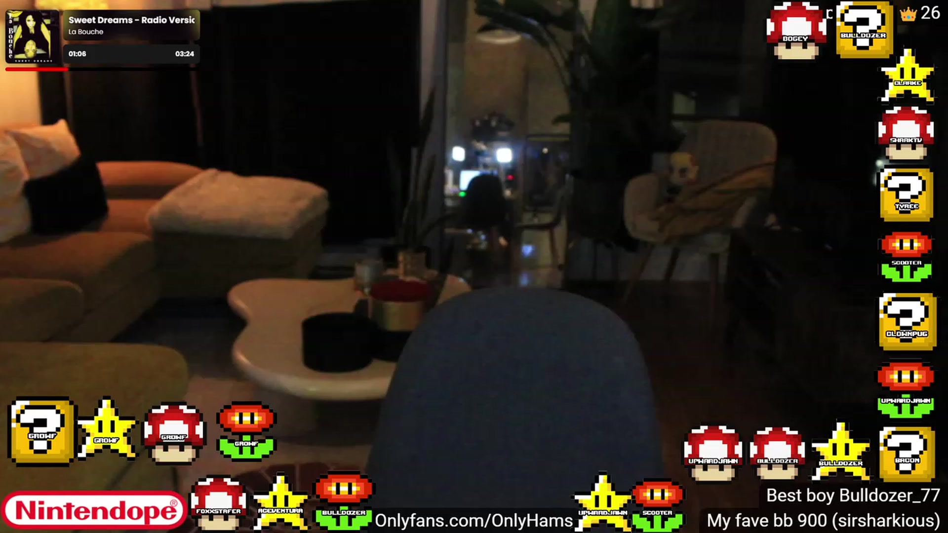 Gallery image thumbnail from NINTEND0PE's myfreecams stream on, 01/12/2024, 04:36 image 11 of 20