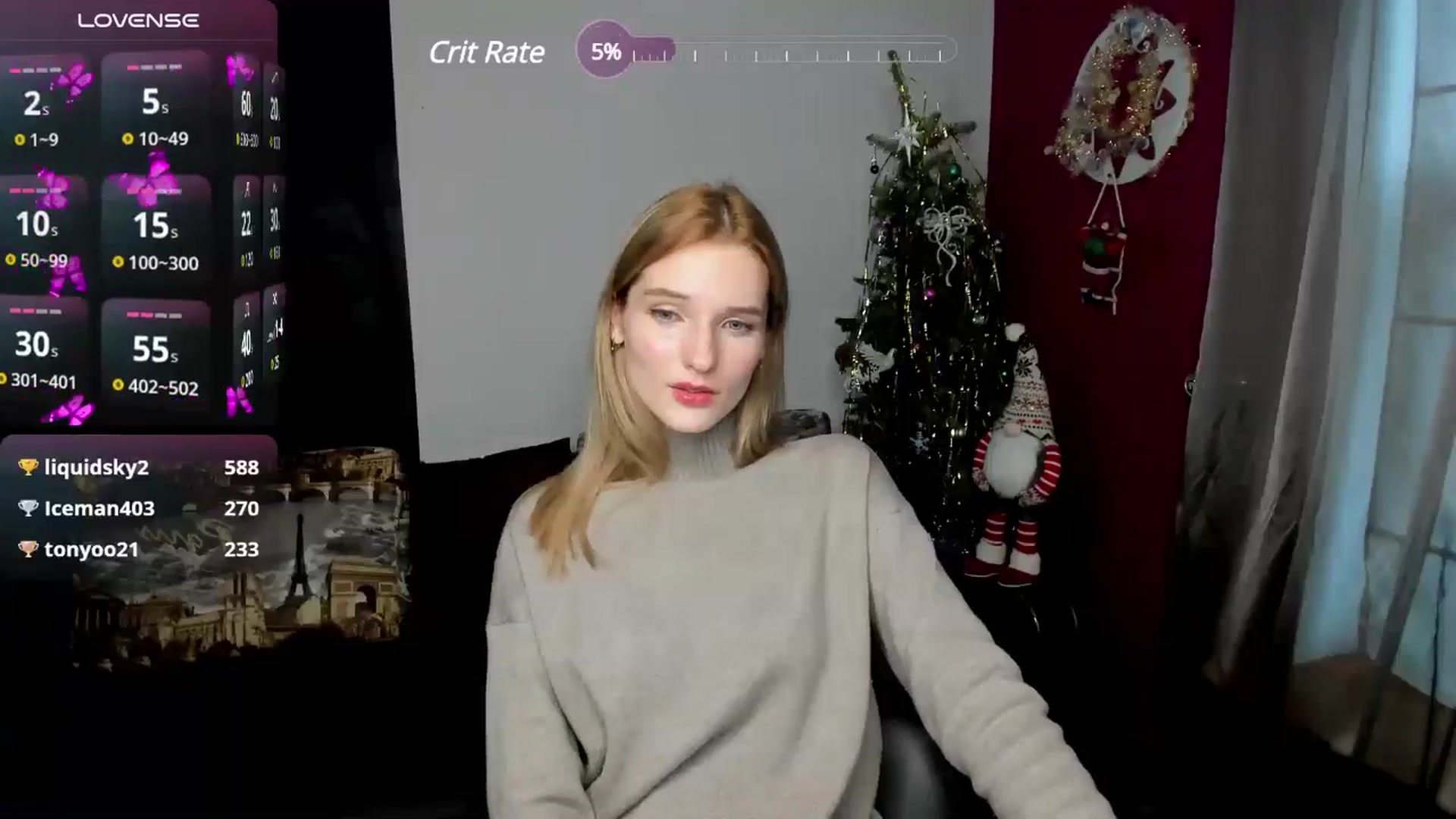 Gallery image thumbnail from NadyaMoons's myfreecams stream on, 12/24/2024, 11:36 image 15 of 20