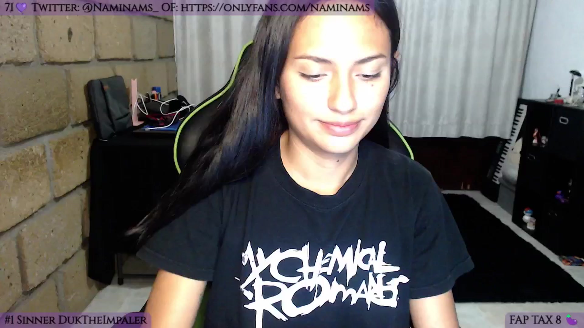 Gallery image thumbnail from NamiSinner's myfreecams stream on, 10/16/2024, 01:18 image 18 of 20