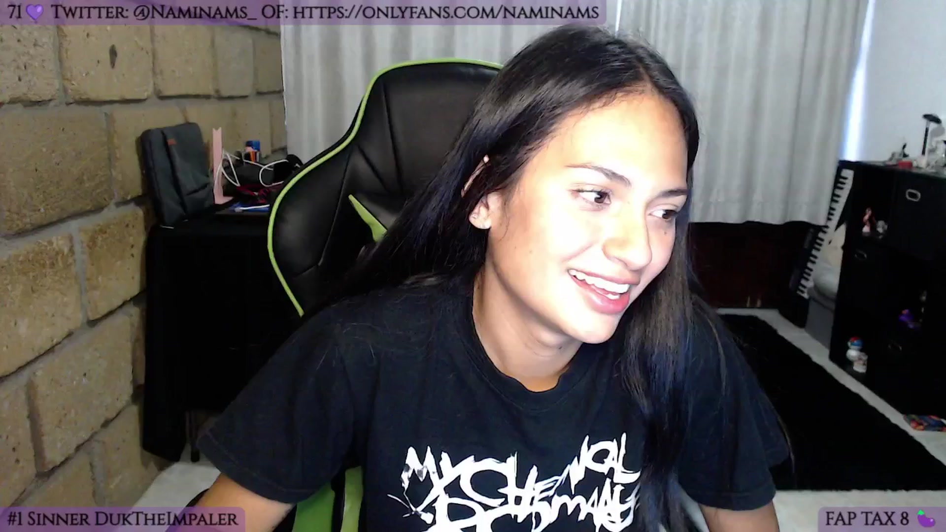Gallery image thumbnail from NamiSinner's myfreecams stream on, 10/16/2024, 01:18 image 5 of 20