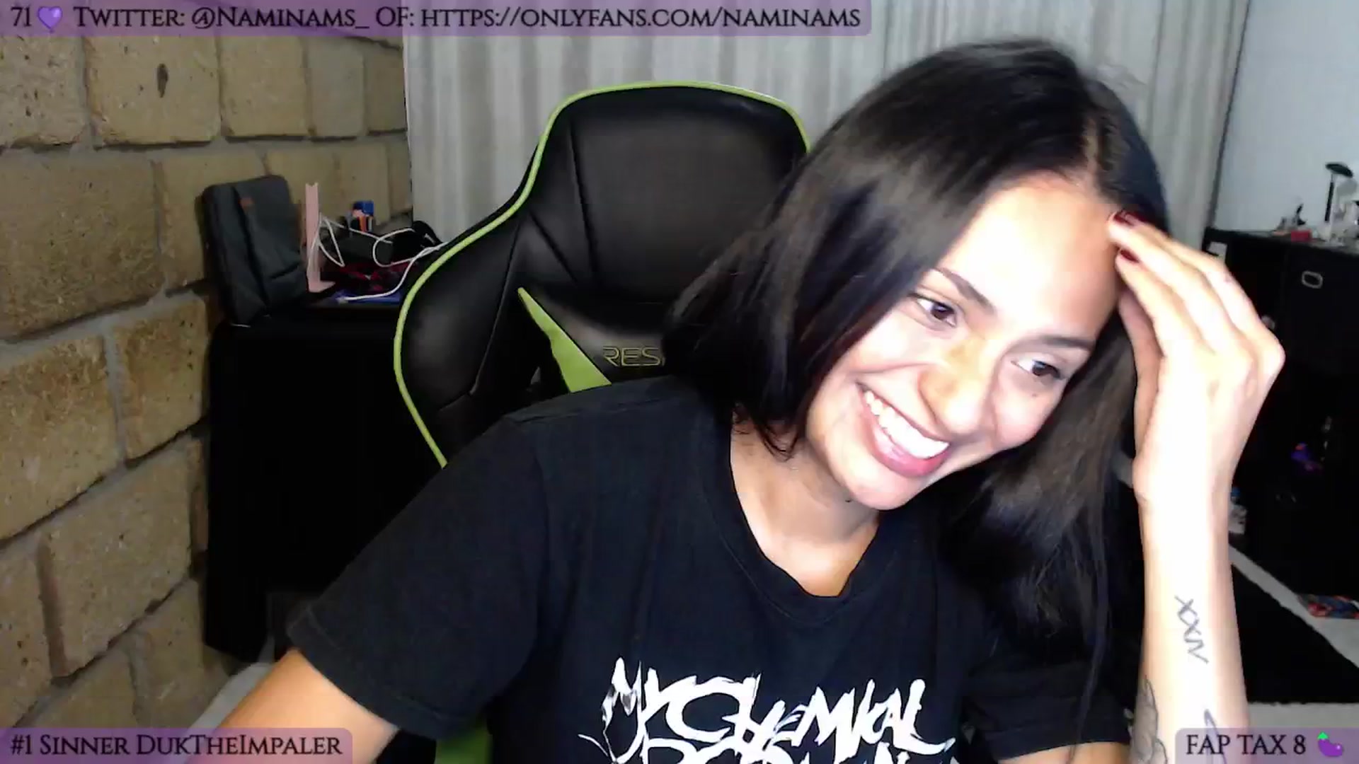 Gallery image thumbnail from NamiSinner's myfreecams stream on, 10/16/2024, 01:18 image 13 of 20