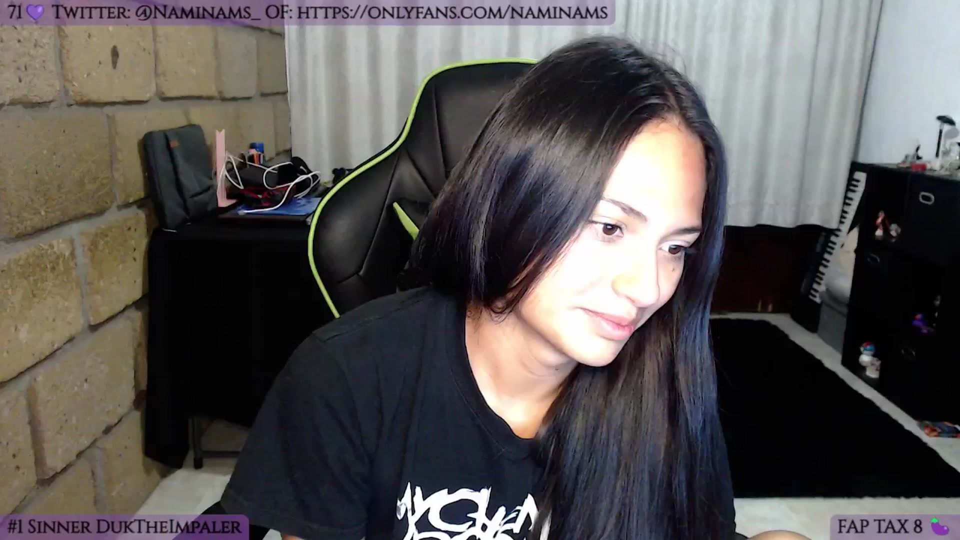 Gallery image thumbnail from NamiSinner's myfreecams stream on, 10/16/2024, 01:18 image 12 of 20