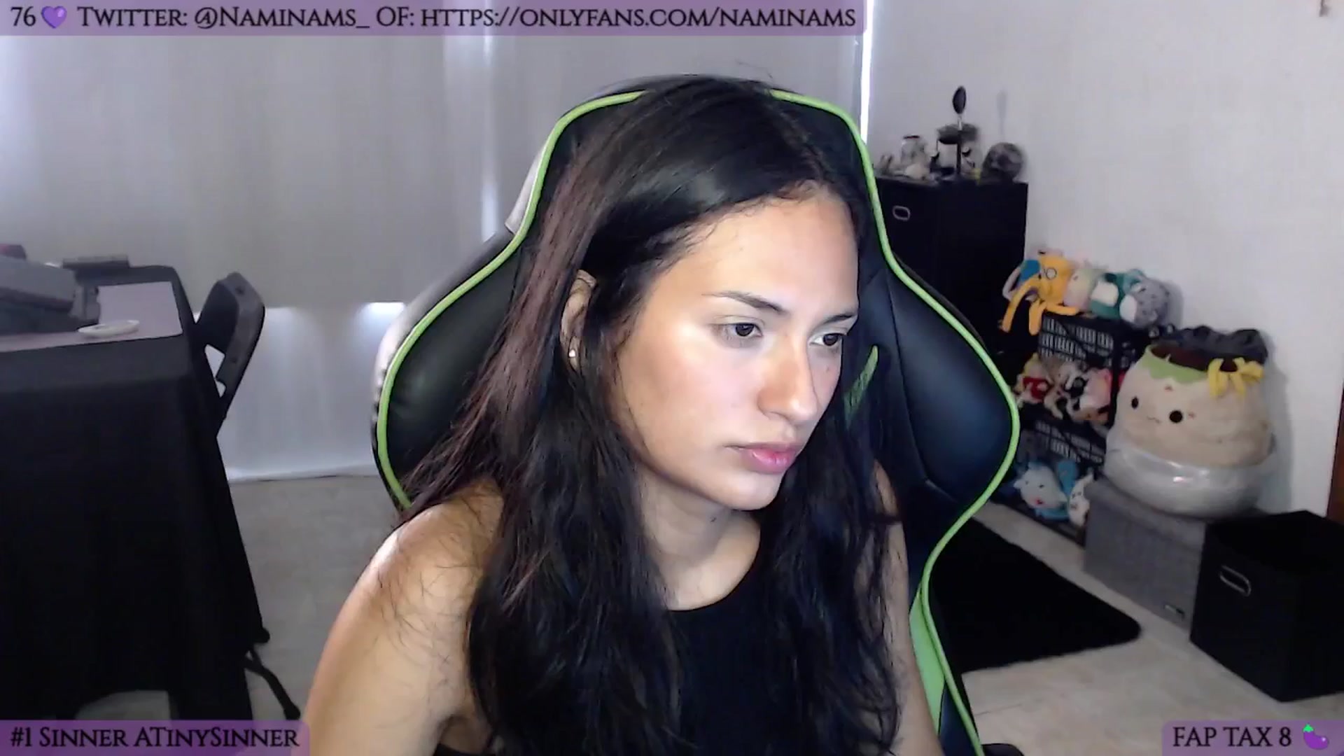 Gallery image thumbnail from NamiSinner's myfreecams stream on, 11/07/2024, 21:25 image 1 of 20
