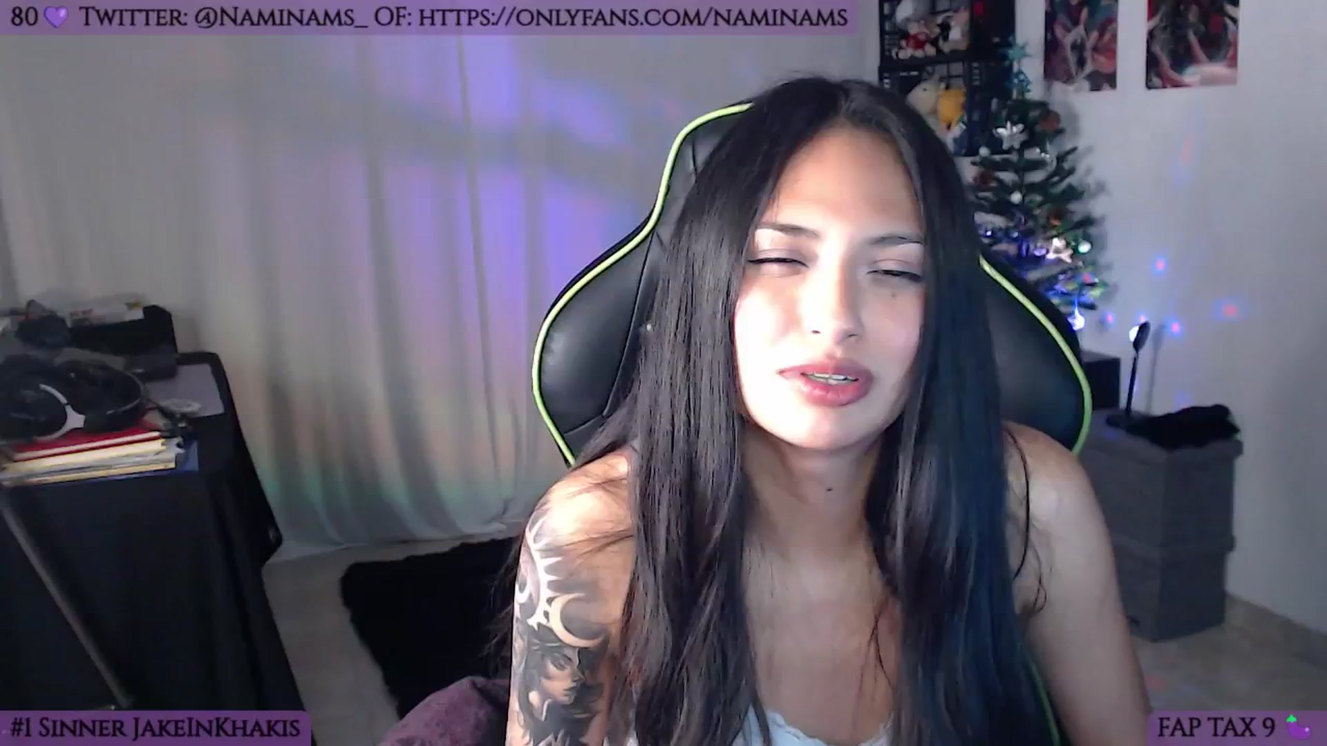 Gallery image thumbnail from NamiSinner's myfreecams stream on, 01/09/2025, 24:44 image 19 of 20