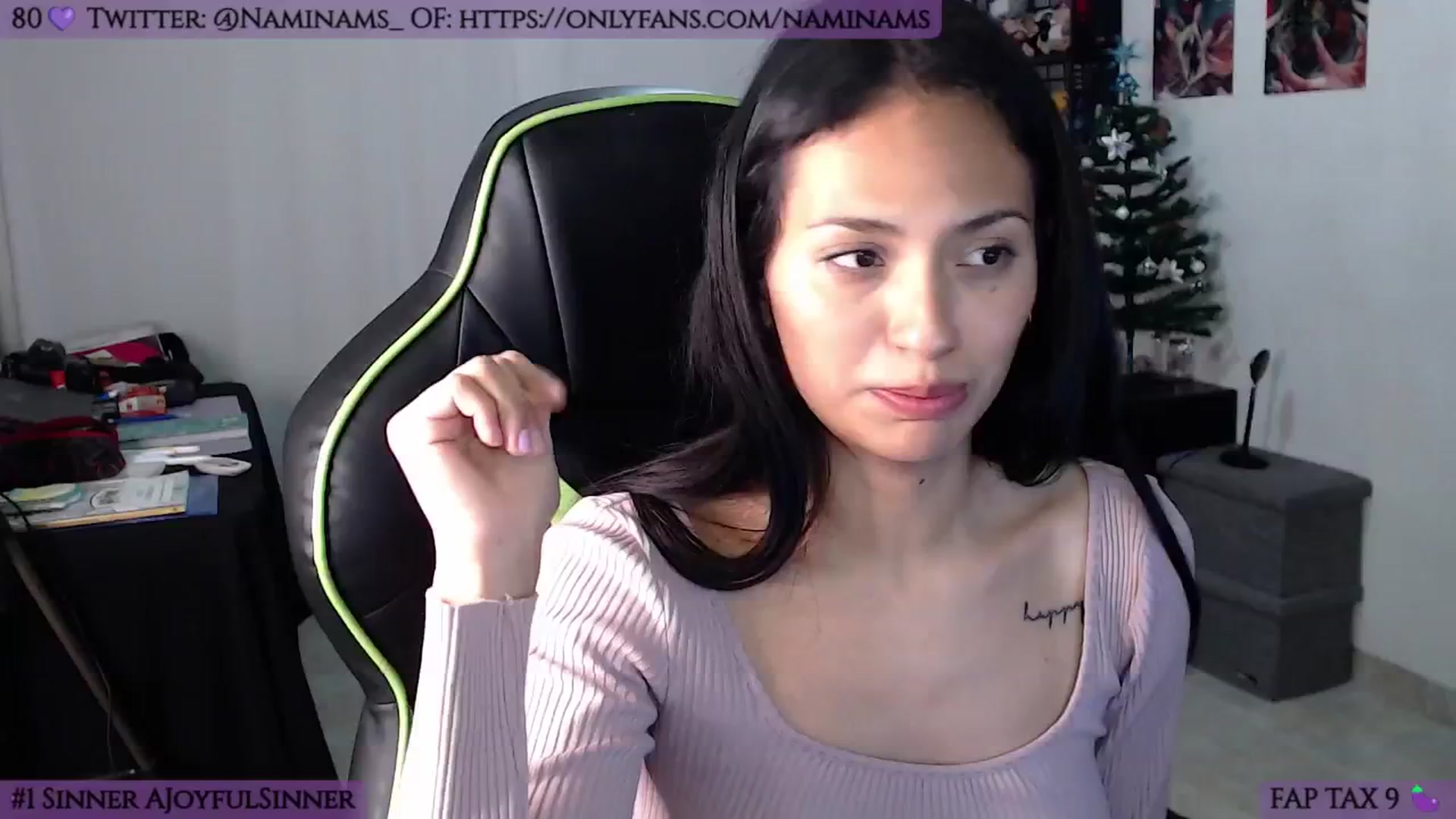 Gallery image thumbnail from NamiSinner's myfreecams stream on, 01/10/2025, 24:17 image 8 of 20