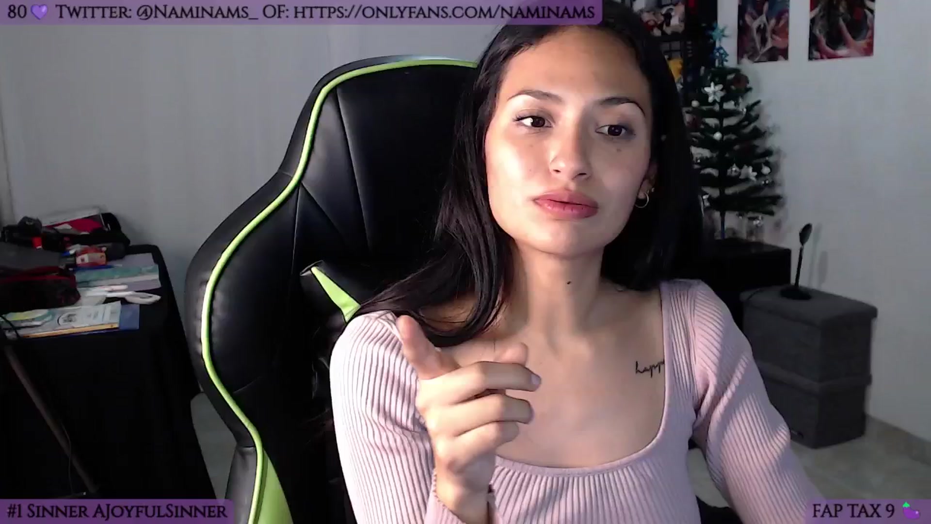 Gallery image thumbnail from NamiSinner's myfreecams stream on, 01/10/2025, 24:17 image 6 of 20