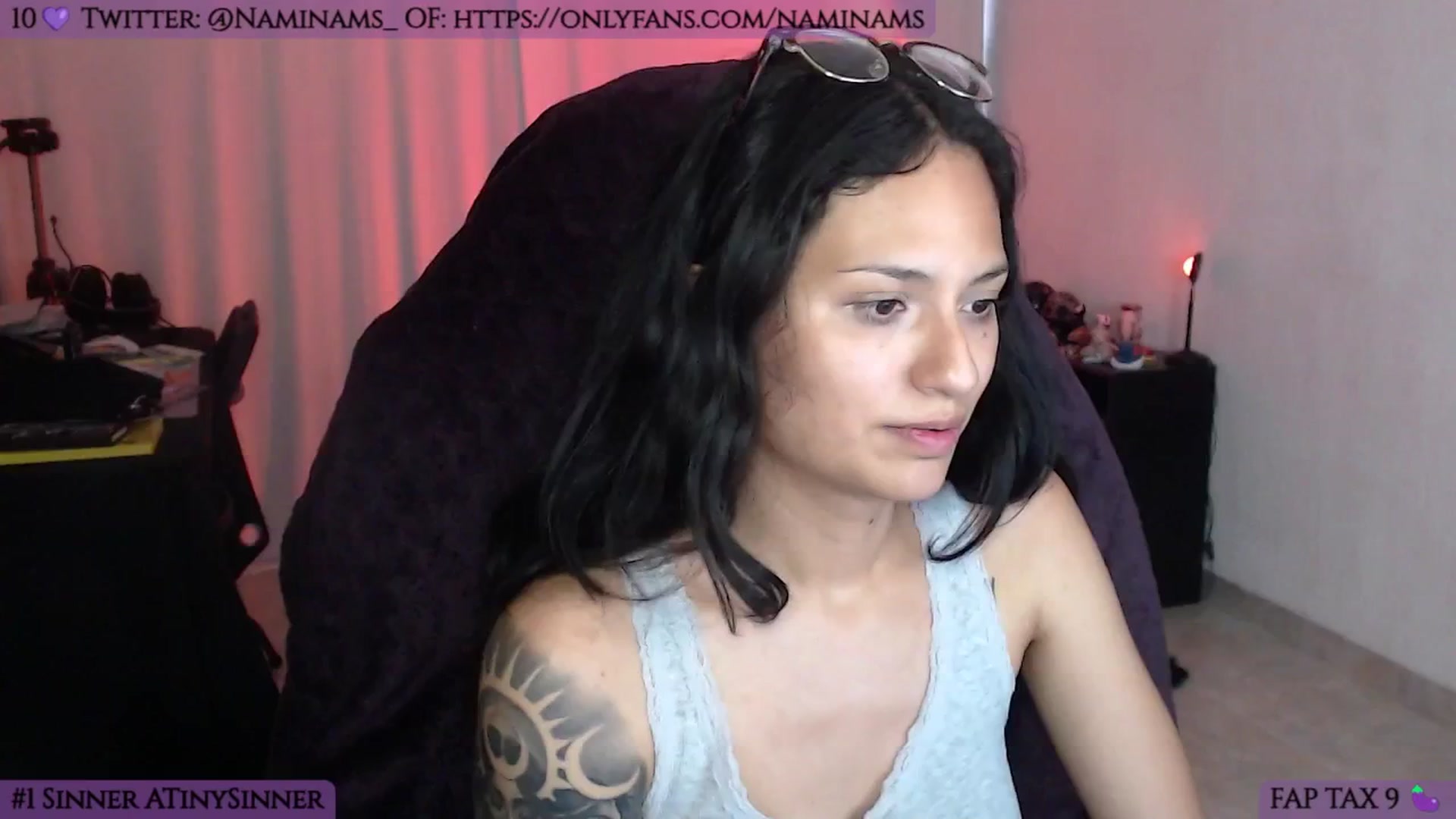 Gallery image thumbnail from NamiSinner's myfreecams stream on, 04/23/2025, 24:58 image 19 of 20