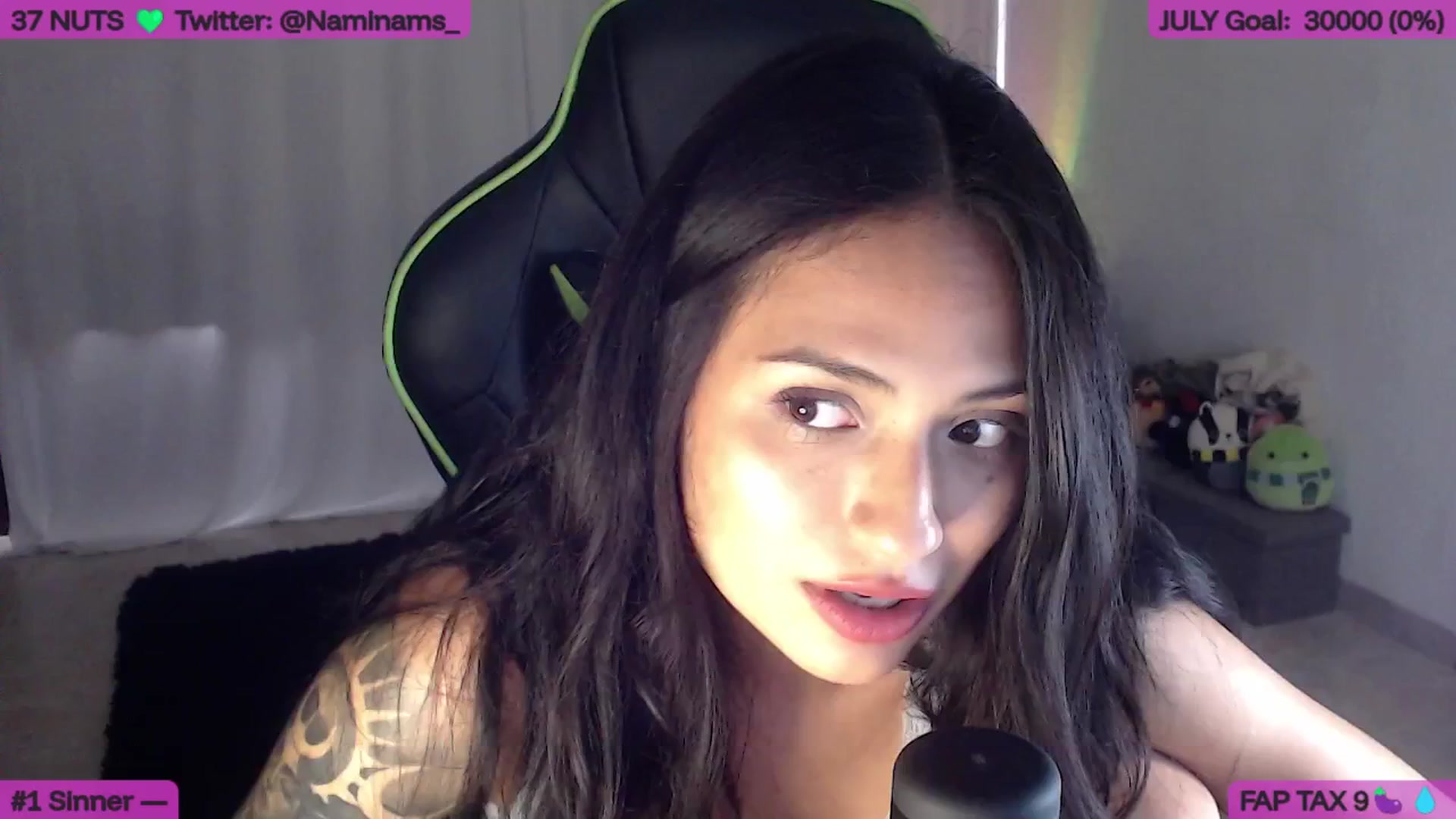 Gallery image thumbnail from NamiSinner's myfreecams stream on, 07/01/2025, 21:42 image 3 of 20