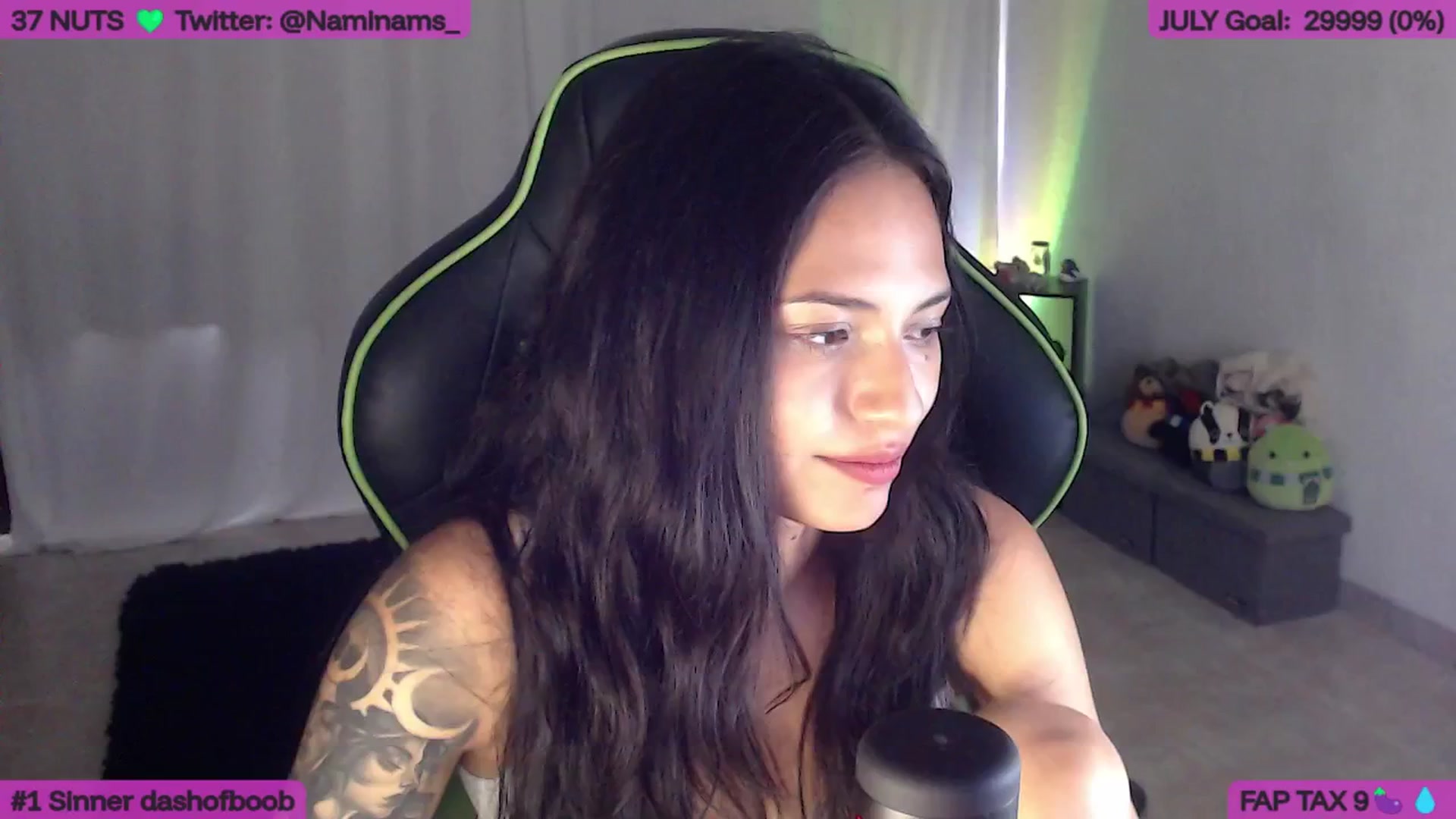 Gallery image thumbnail from NamiSinner's myfreecams stream on, 07/01/2025, 21:42 image 17 of 20