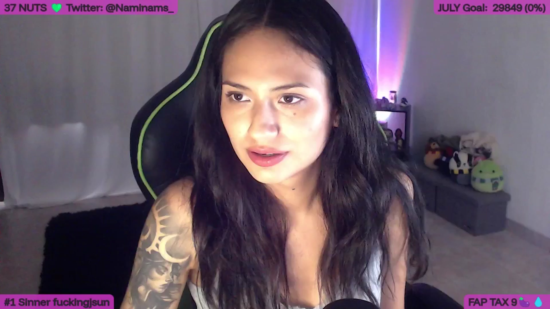 Gallery image thumbnail from NamiSinner's myfreecams stream on, 07/01/2025, 21:42 image 19 of 20
