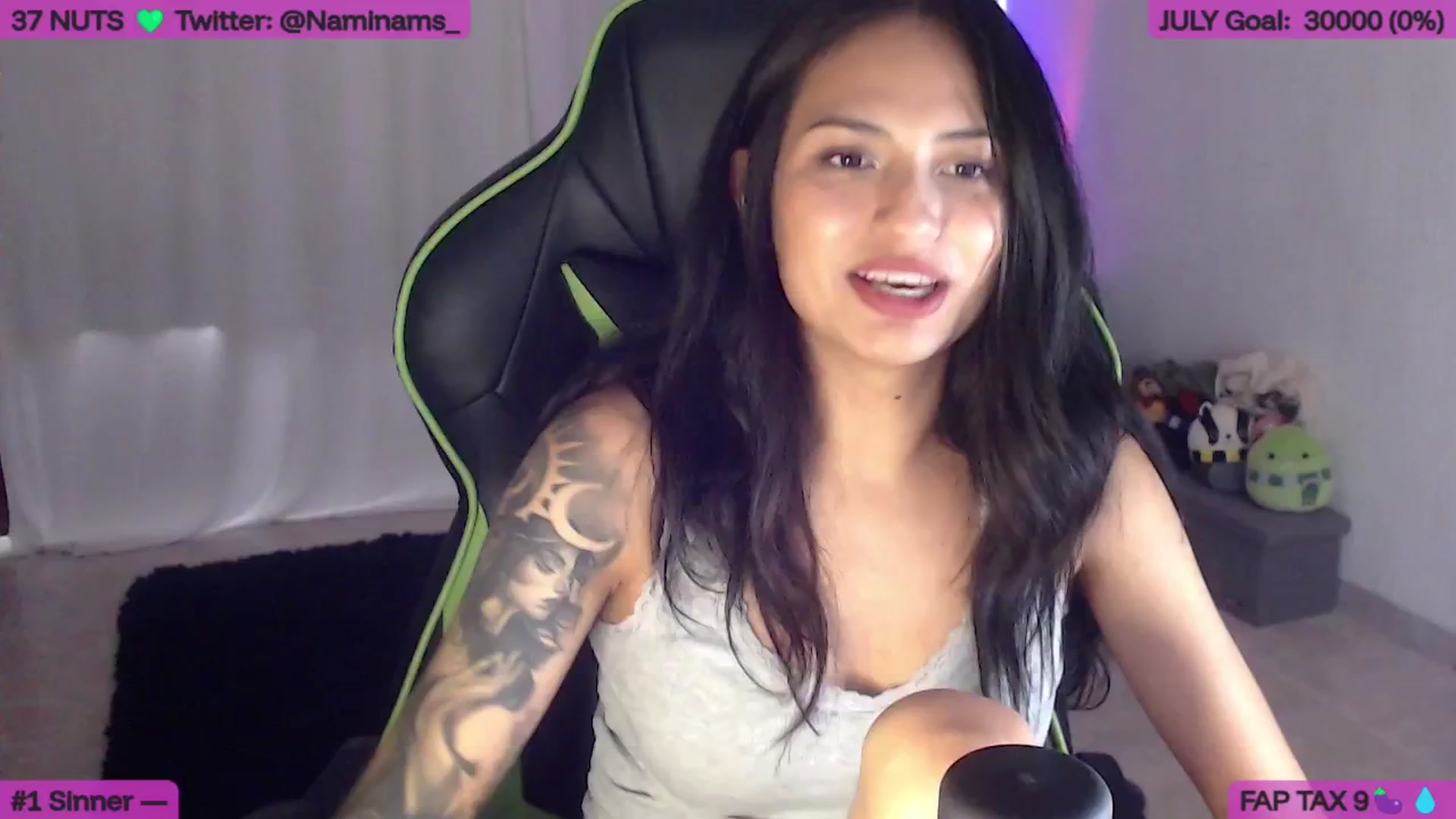 Gallery image thumbnail from NamiSinner's myfreecams stream on, 07/01/2025, 21:42 image 2 of 20