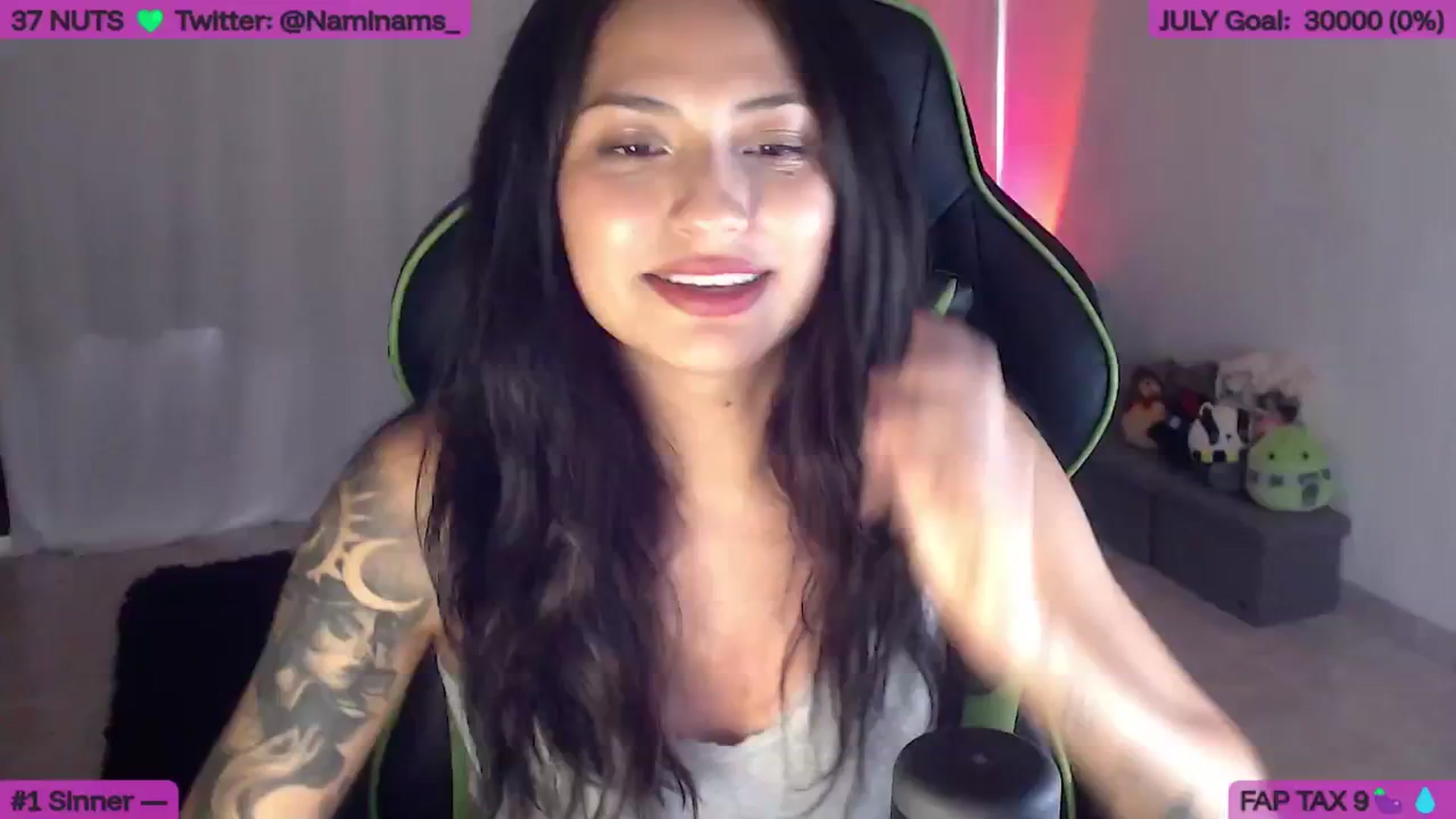 Gallery image thumbnail from NamiSinner's myfreecams stream on, 07/01/2025, 21:42 image 7 of 20
