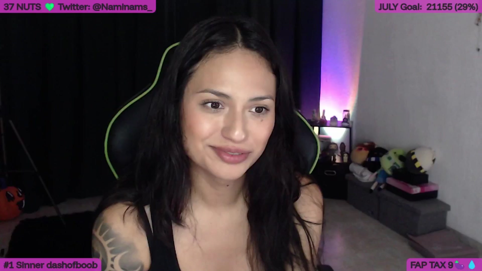 Gallery image thumbnail from NamiSinner's myfreecams stream on, 07/23/2025, 16:50 image 19 of 20