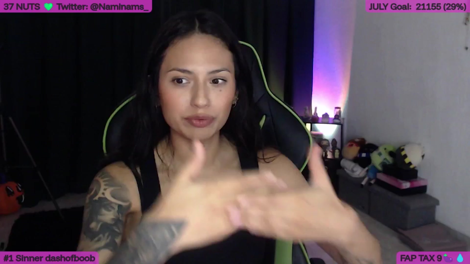 Gallery image thumbnail from NamiSinner's myfreecams stream on, 07/23/2025, 16:50 image 18 of 20