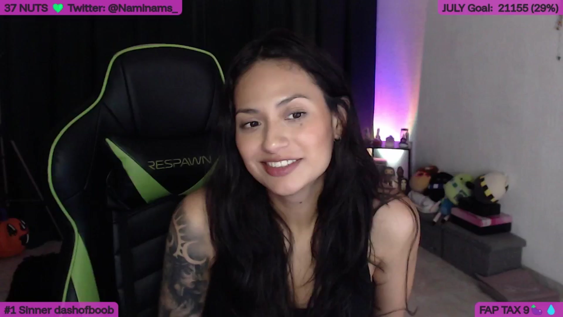 Gallery image thumbnail from NamiSinner's myfreecams stream on, 07/23/2025, 16:50 image 11 of 20