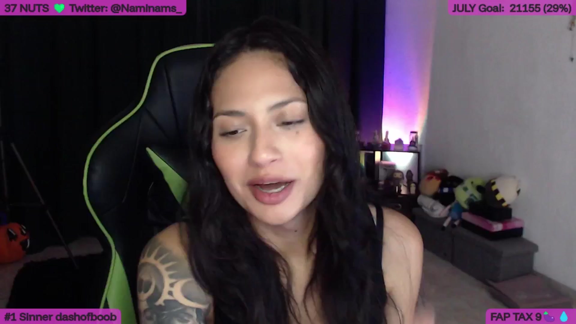 Gallery image thumbnail from NamiSinner's myfreecams stream on, 07/23/2025, 16:50 image 13 of 20