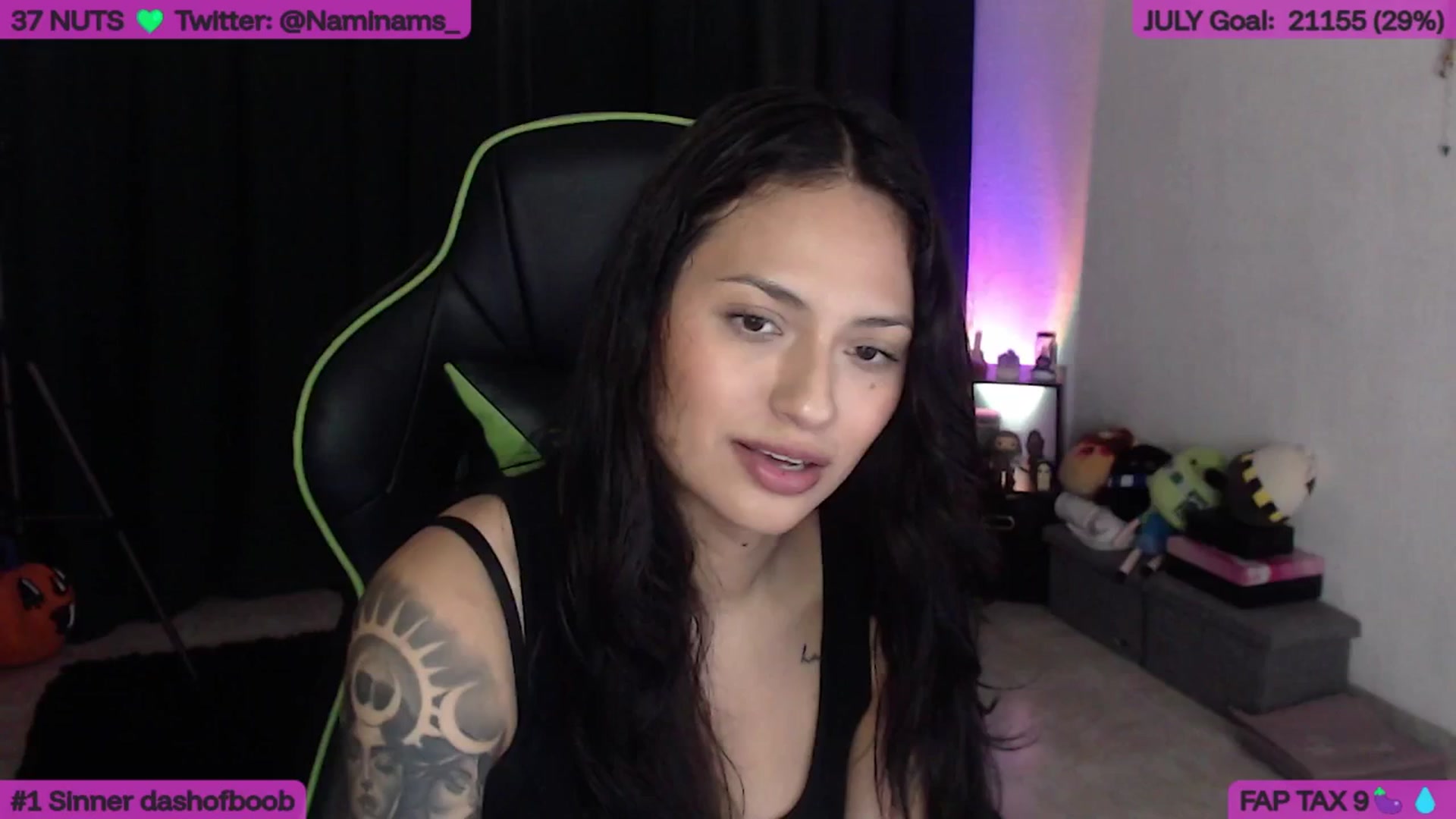 Gallery image thumbnail from NamiSinner's myfreecams stream on, 07/23/2025, 16:50 image 14 of 20