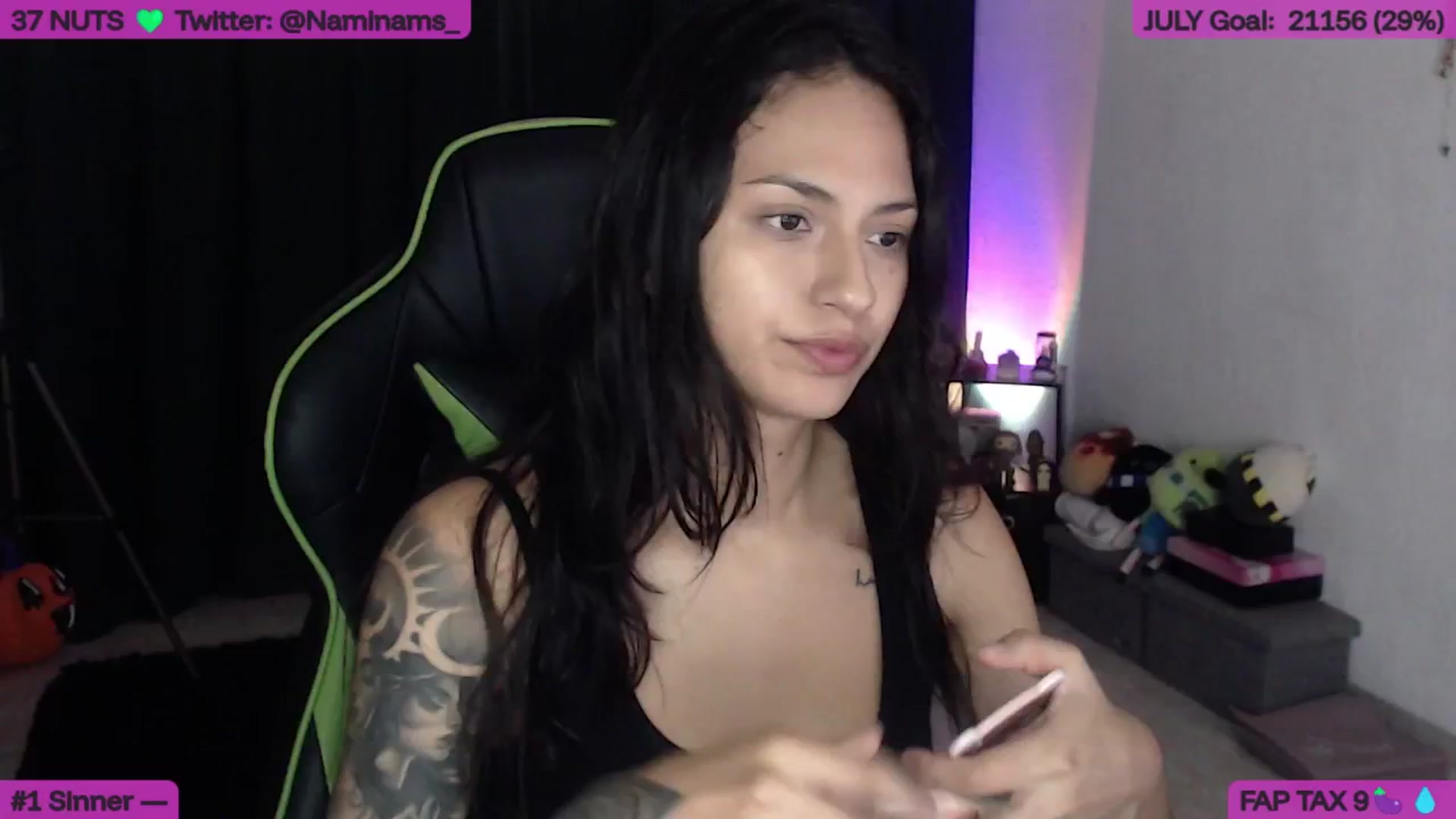 Gallery image thumbnail from NamiSinner's myfreecams stream on, 07/23/2025, 16:50 image 1 of 20