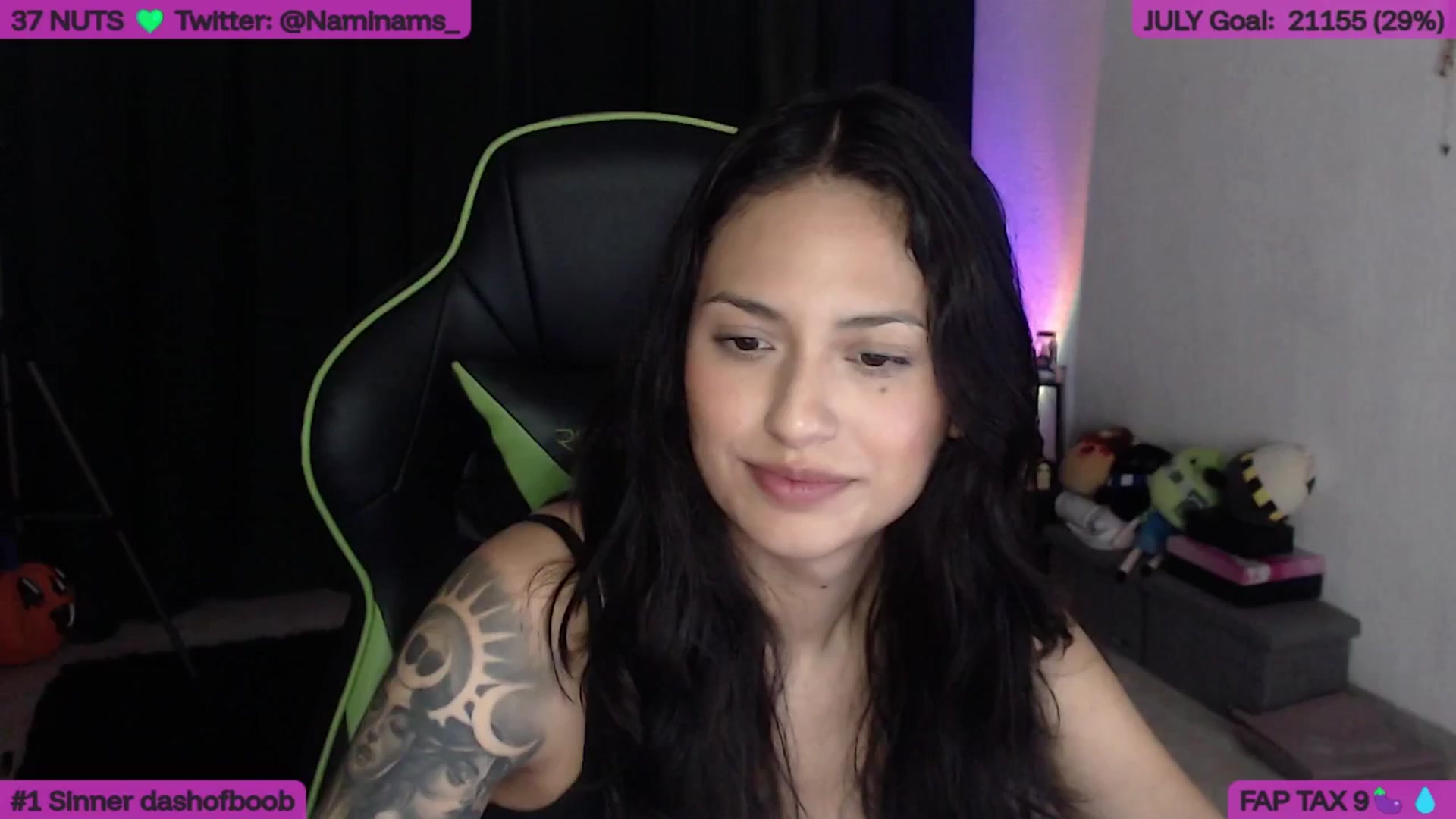 Gallery image thumbnail from NamiSinner's myfreecams stream on, 07/23/2025, 16:50 image 15 of 20