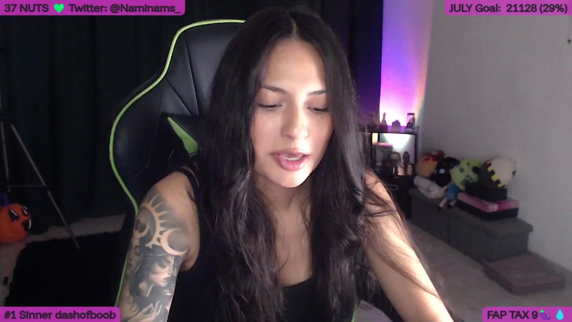Gallery image thumbnail from NamiSinner's myfreecams stream on, 07/23/2025, 17:25 image 12 of 20