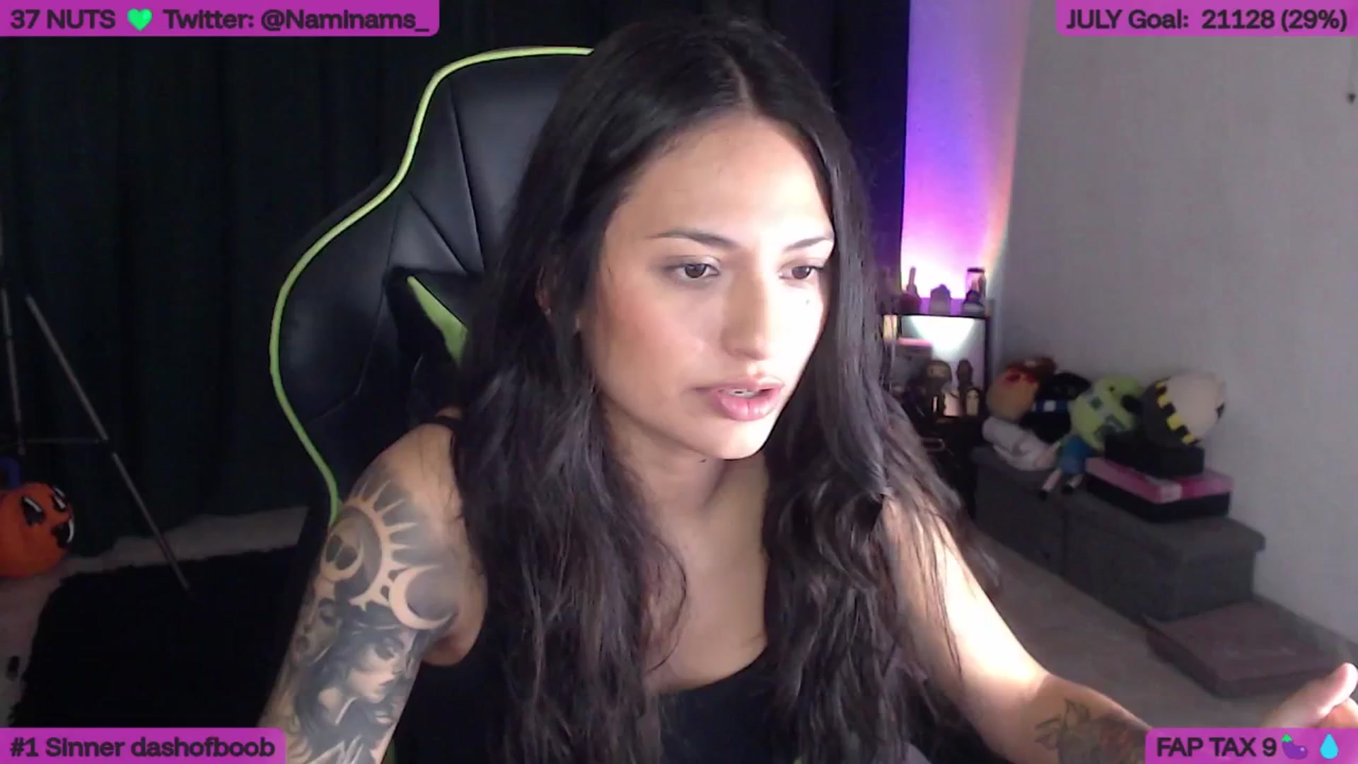 Gallery image thumbnail from NamiSinner's myfreecams stream on, 07/23/2025, 17:25 image 17 of 20