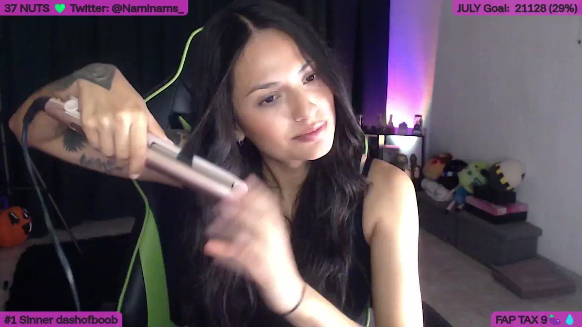 Gallery image thumbnail from NamiSinner's myfreecams stream on, 07/23/2025, 17:25 image 3 of 20