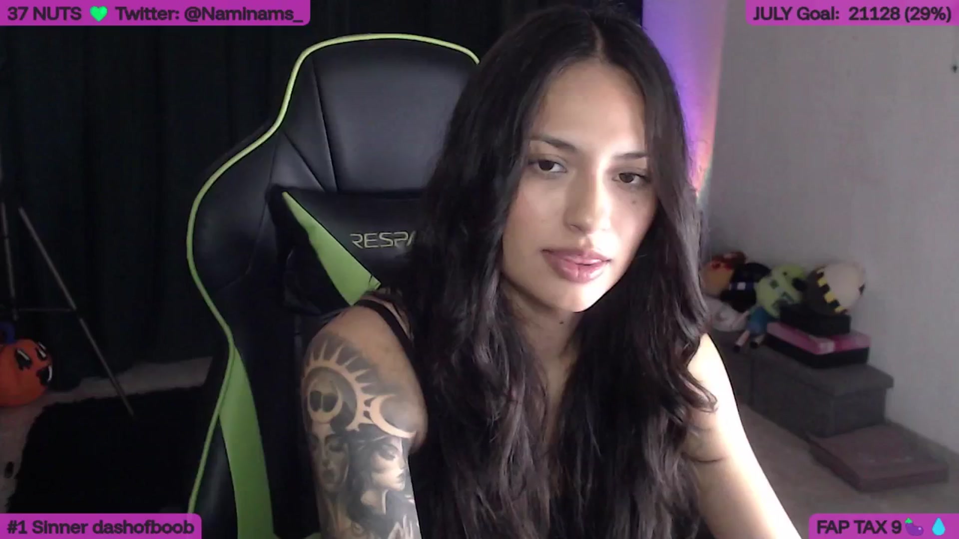 Gallery image thumbnail from NamiSinner's myfreecams stream on, 07/23/2025, 17:25 image 6 of 20