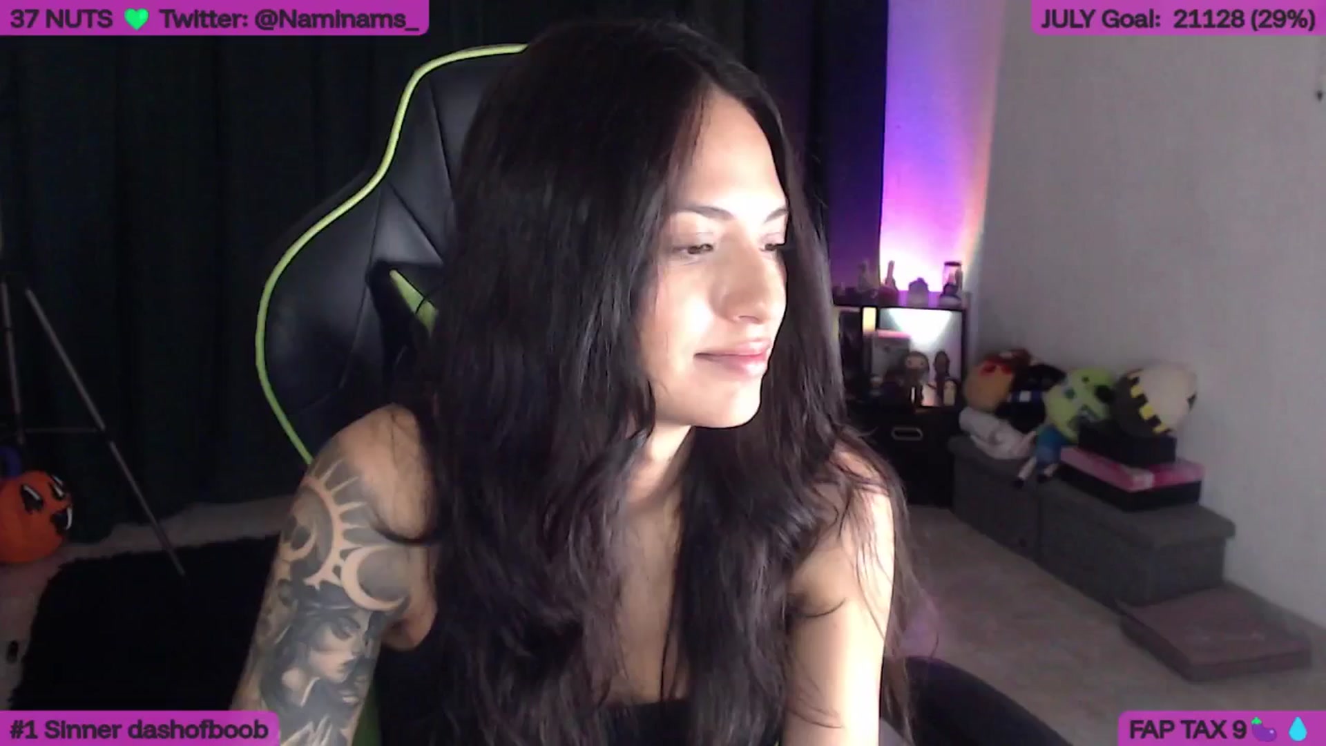 Gallery image thumbnail from NamiSinner's myfreecams stream on, 07/23/2025, 17:25 image 11 of 20