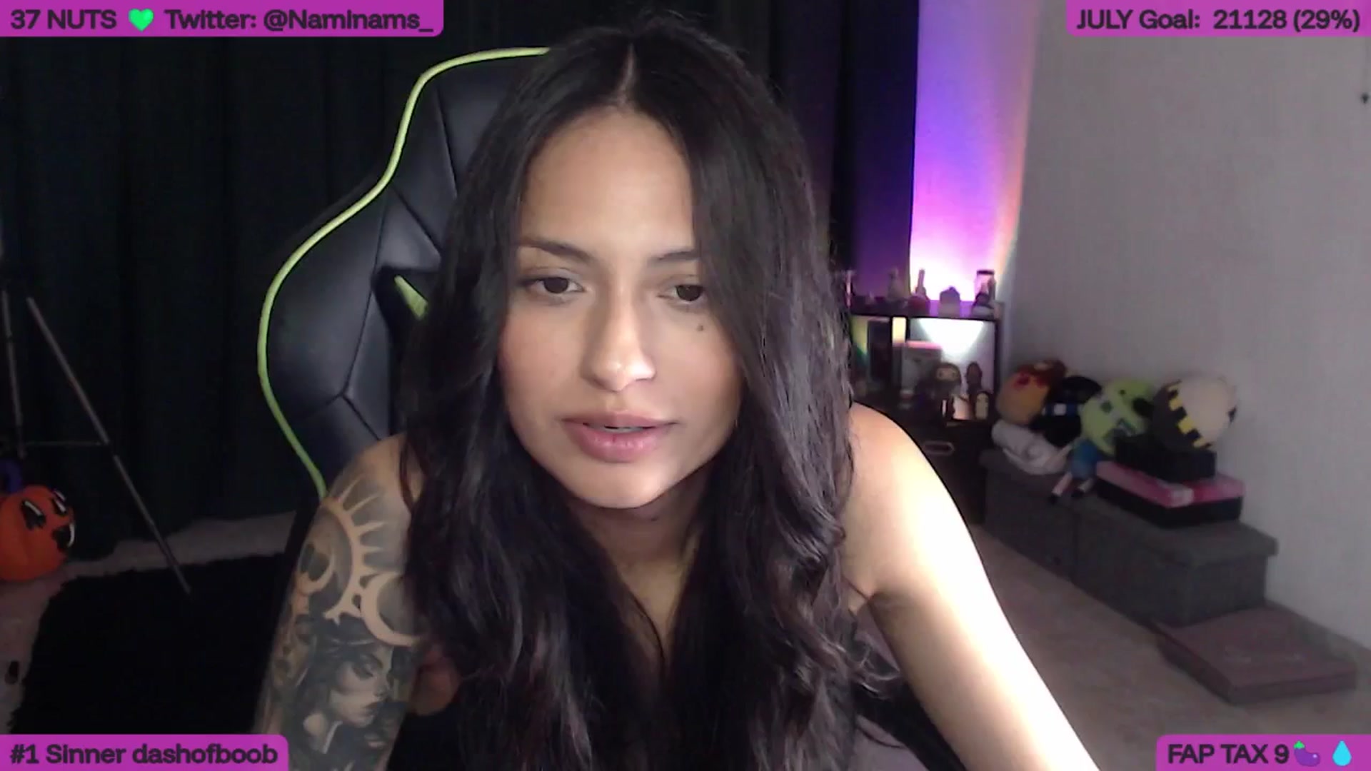 Gallery image thumbnail from NamiSinner's myfreecams stream on, 07/23/2025, 17:25 image 9 of 20