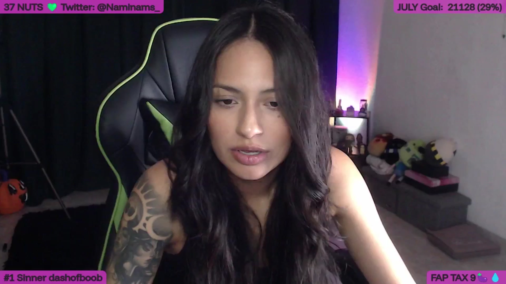 Gallery image thumbnail from NamiSinner's myfreecams stream on, 07/23/2025, 17:25 image 8 of 20