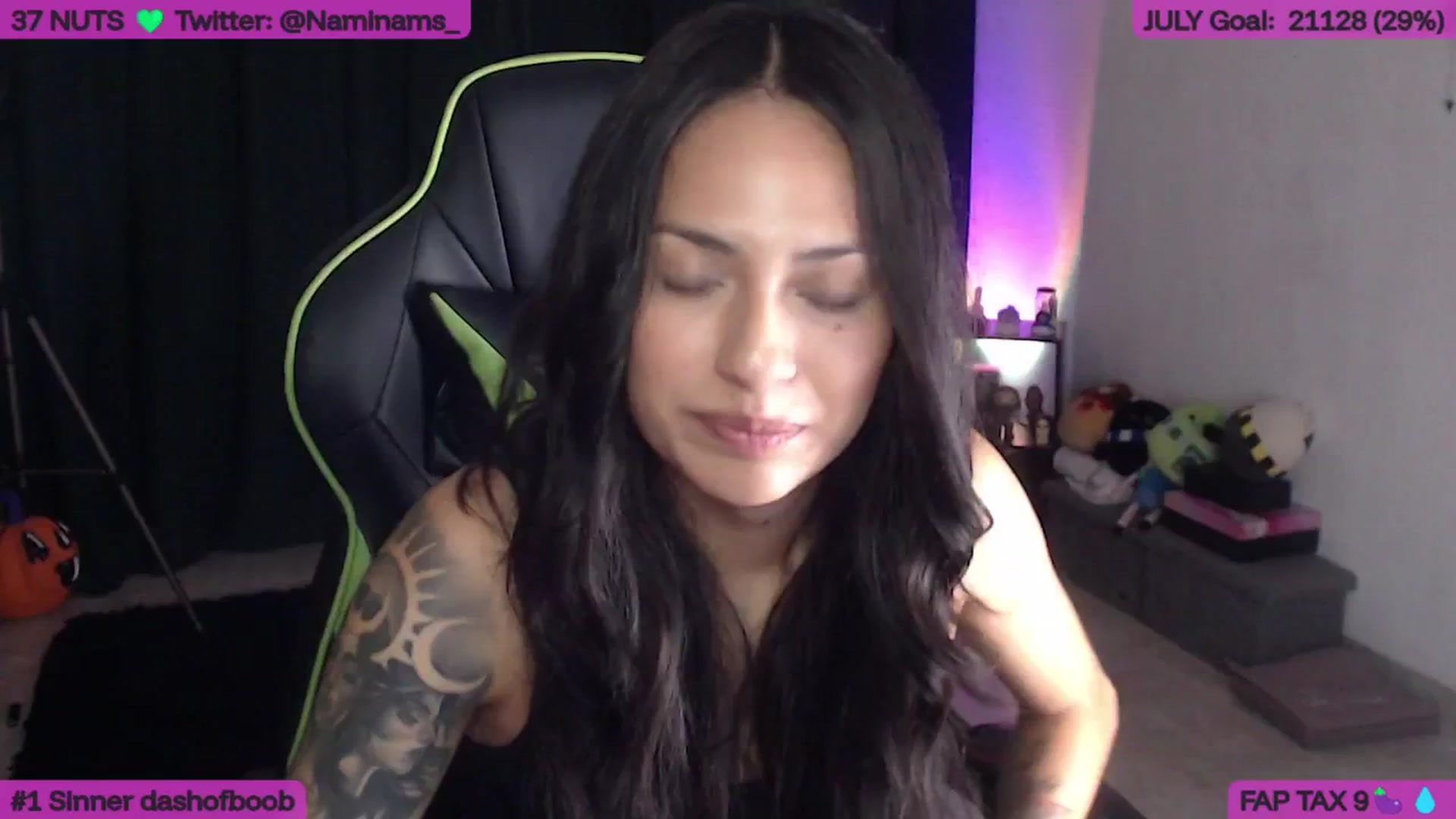 Gallery image thumbnail from NamiSinner's myfreecams stream on, 07/23/2025, 17:25 image 4 of 20