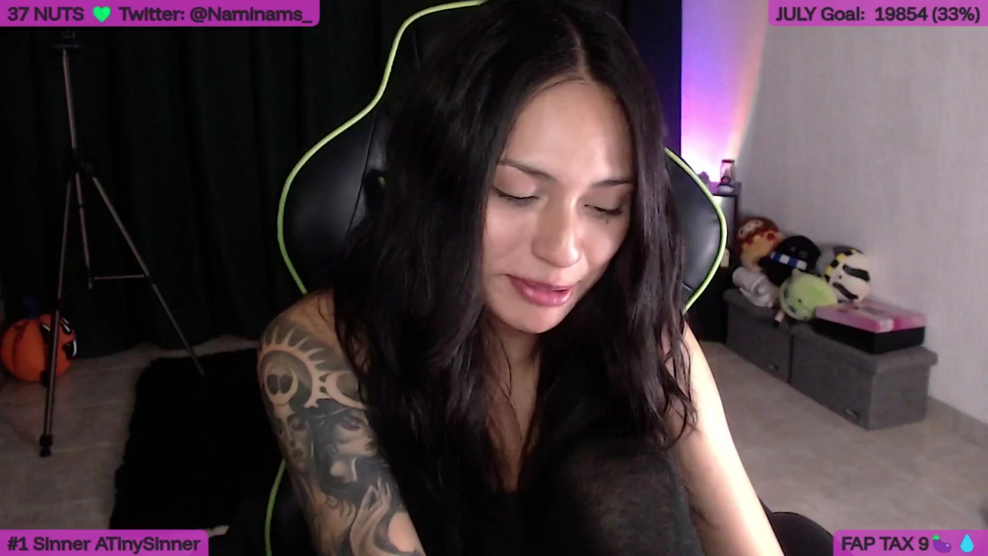 Gallery image thumbnail from NamiSinner's myfreecams stream on, 07/30/2025, 24:08 image 14 of 20