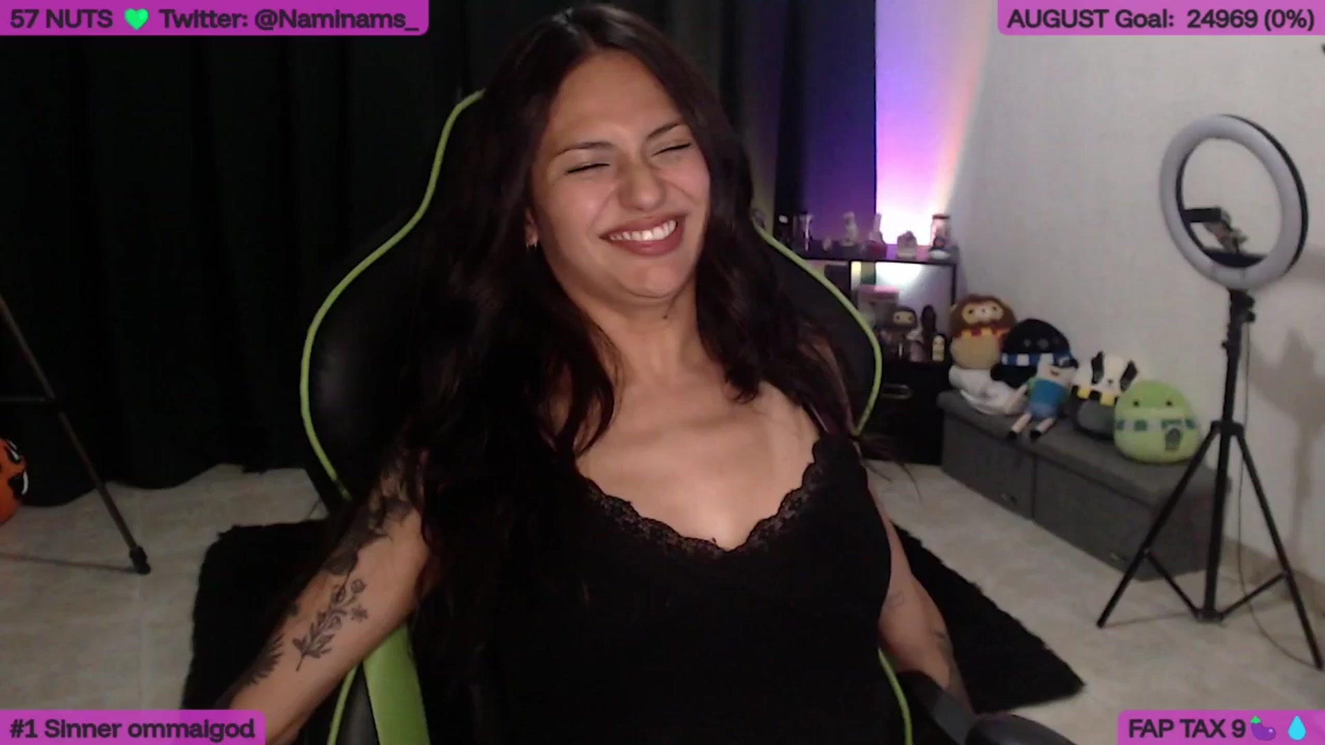Gallery image thumbnail from NamiSinner's myfreecams stream on, 08/06/2025, 22:59 image 13 of 20