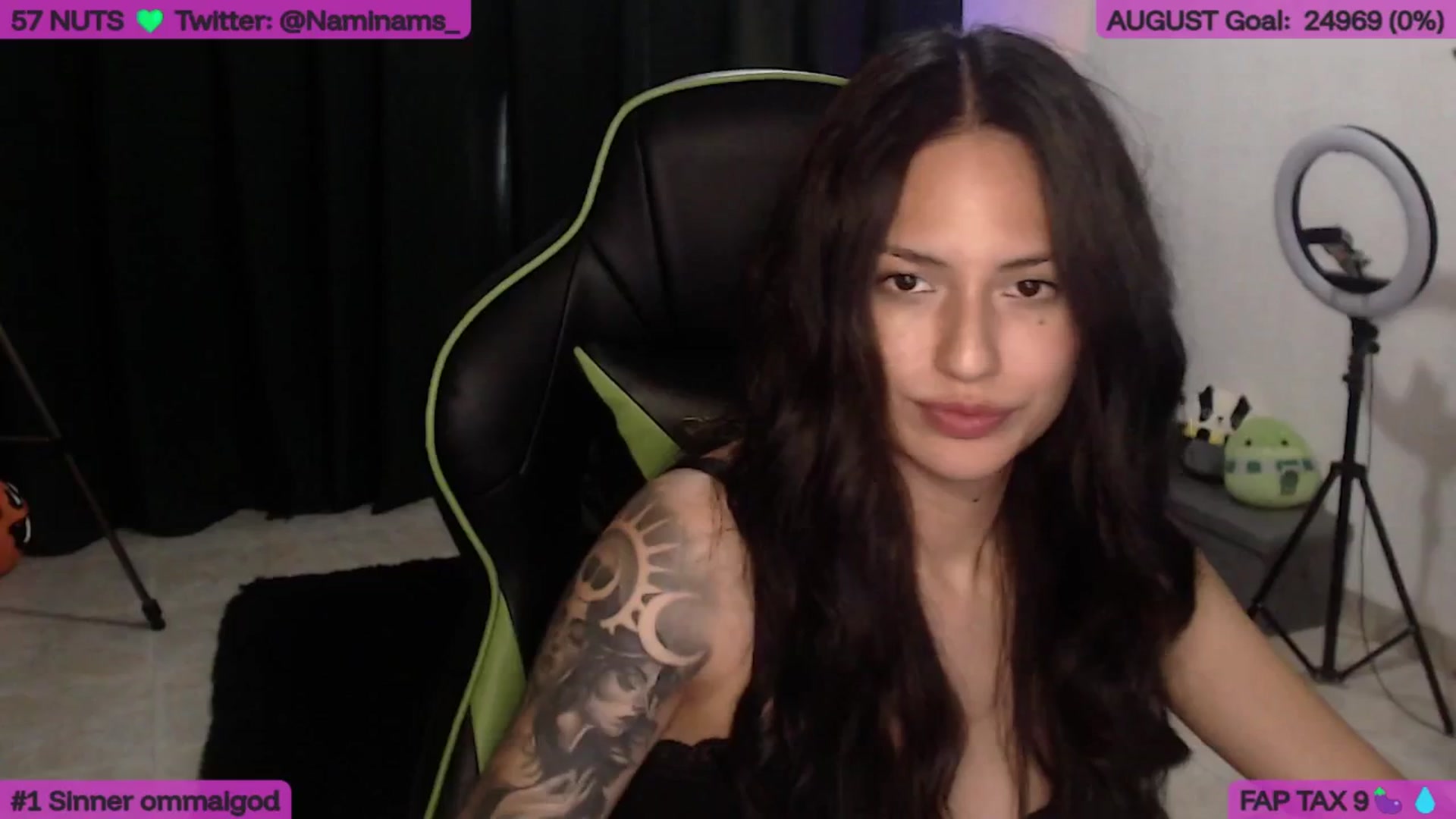 Gallery image thumbnail from NamiSinner's myfreecams stream on, 08/06/2025, 22:59 image 18 of 20