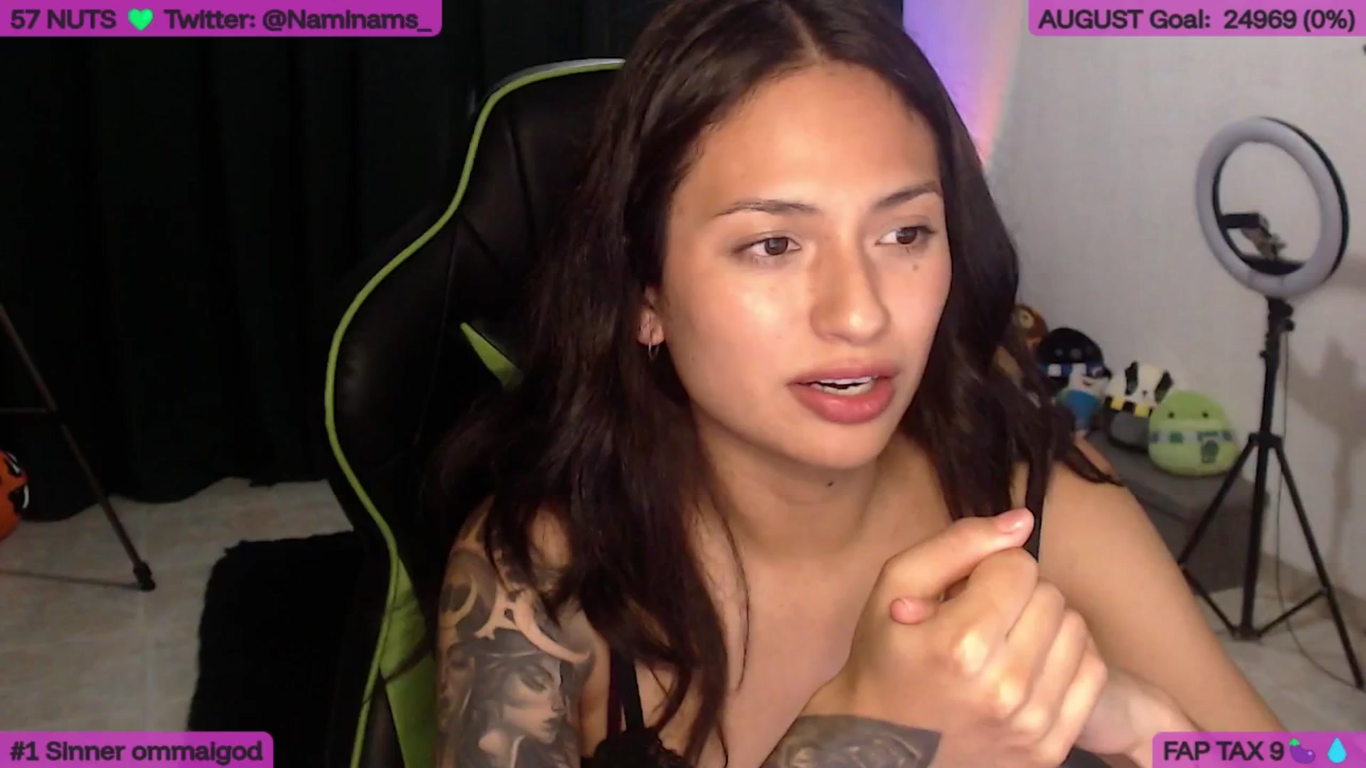 Gallery image thumbnail from NamiSinner's myfreecams stream on, 08/06/2025, 22:59 image 16 of 20