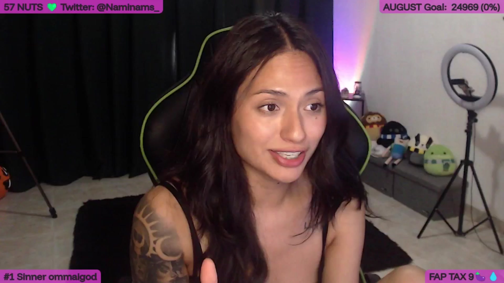 Gallery image thumbnail from NamiSinner's myfreecams stream on, 08/06/2025, 22:59 image 11 of 20