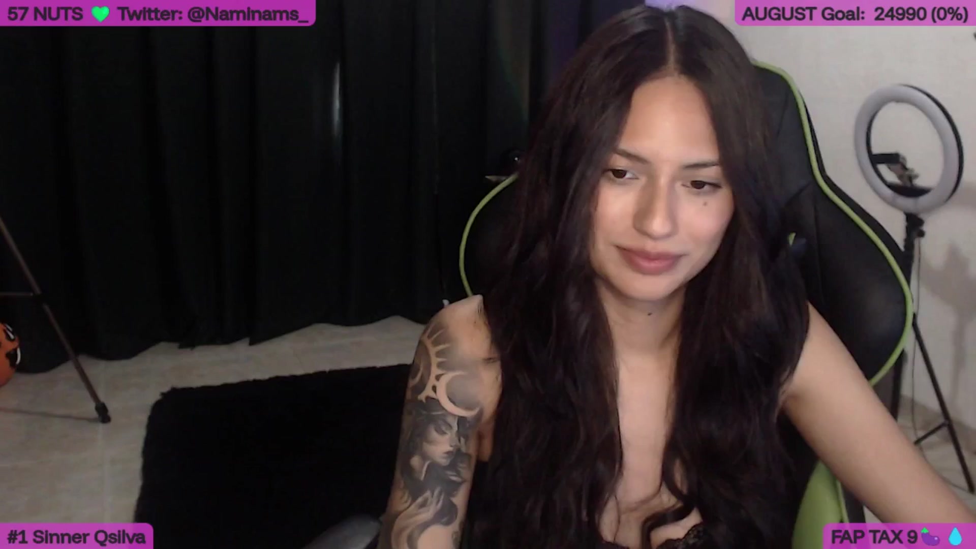 Gallery image thumbnail from NamiSinner's myfreecams stream on, 08/06/2025, 22:59 image 6 of 20