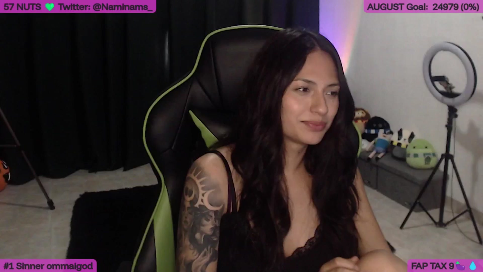 Gallery image thumbnail from NamiSinner's myfreecams stream on, 08/06/2025, 22:59 image 9 of 20
