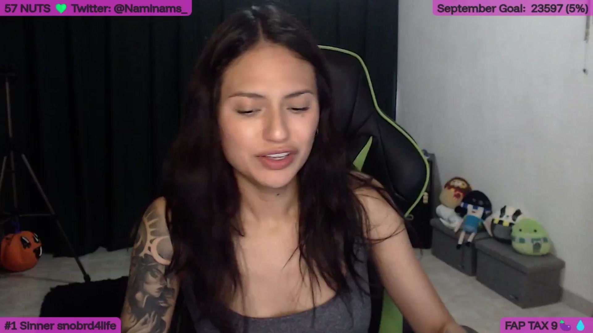 Gallery image thumbnail from NamiSinner's myfreecams stream on, 09/09/2025, 24:07 image 3 of 20