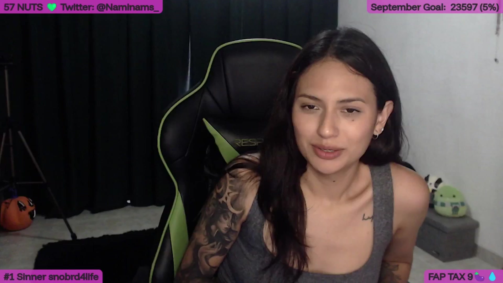 Gallery image thumbnail from NamiSinner's myfreecams stream on, 09/09/2025, 24:07 image 4 of 20