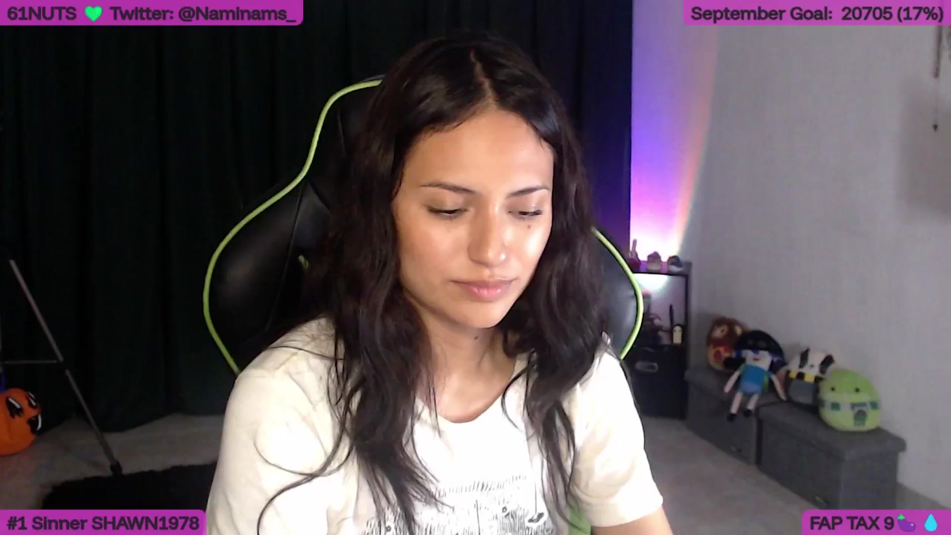 Gallery image thumbnail from NamiSinner's myfreecams stream on, 09/09/2025, 22:51 image 8 of 20