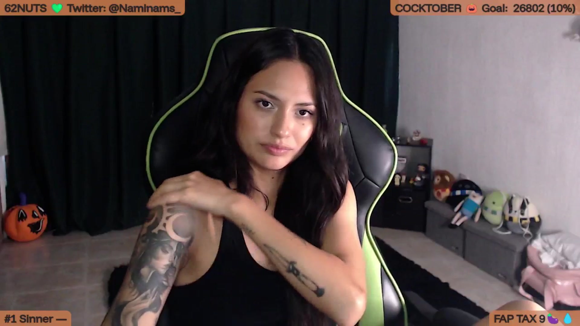 Gallery image thumbnail from NamiSinner's myfreecams stream on, 10/06/2025, 21:41 image 2 of 20