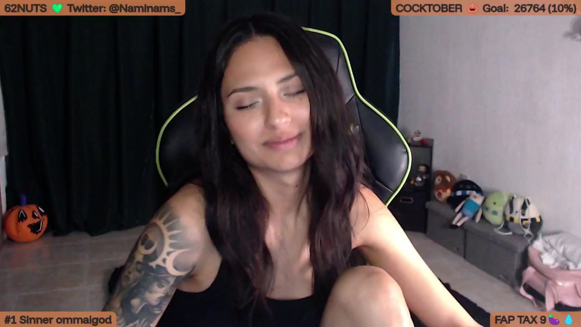 Gallery image thumbnail from NamiSinner's myfreecams stream on, 10/06/2025, 22:17 image 15 of 20