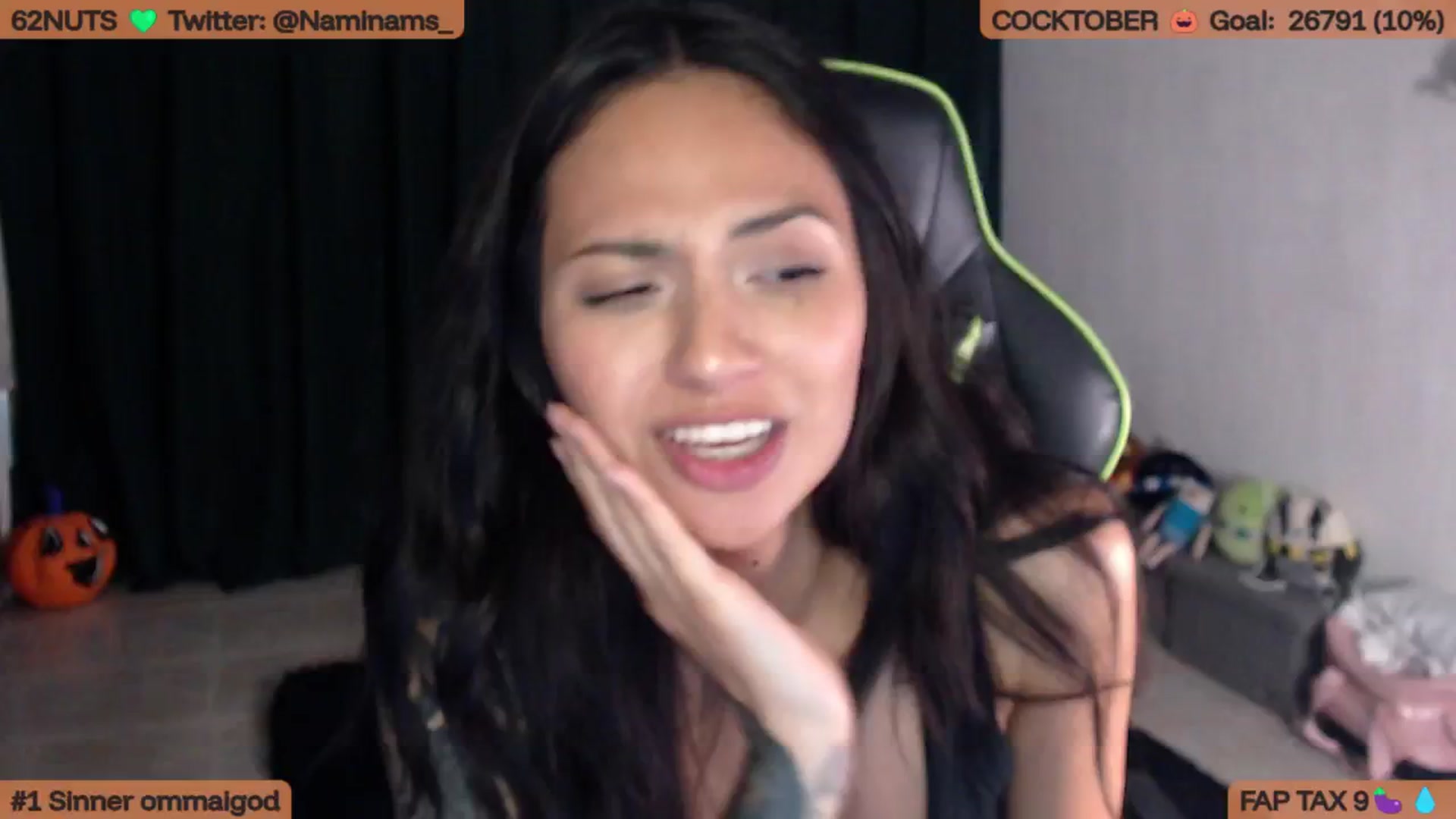 Gallery image thumbnail from NamiSinner's myfreecams stream on, 10/06/2025, 22:17 image 4 of 20