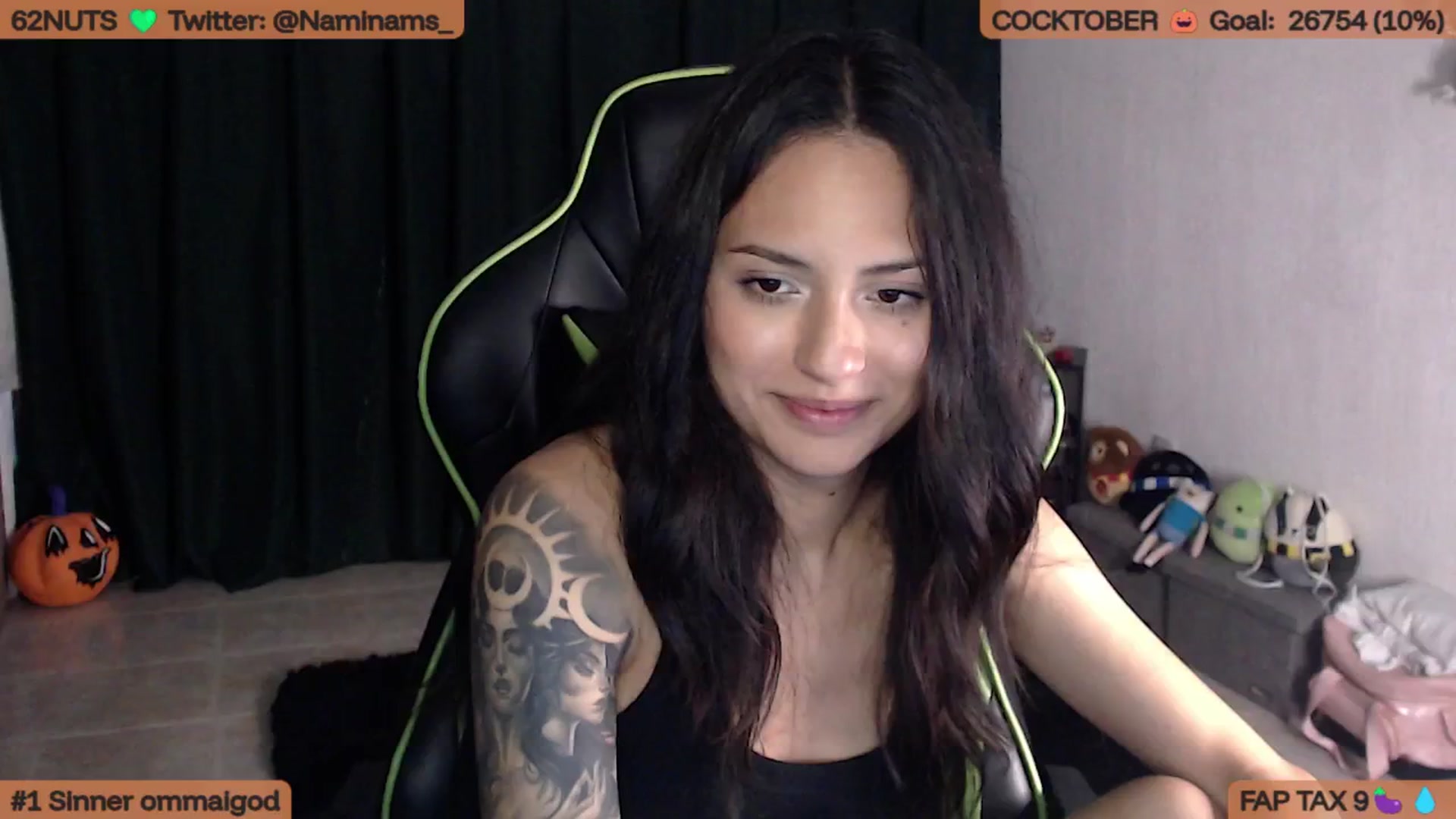 Gallery image thumbnail from NamiSinner's myfreecams stream on, 10/06/2025, 22:17 image 20 of 20